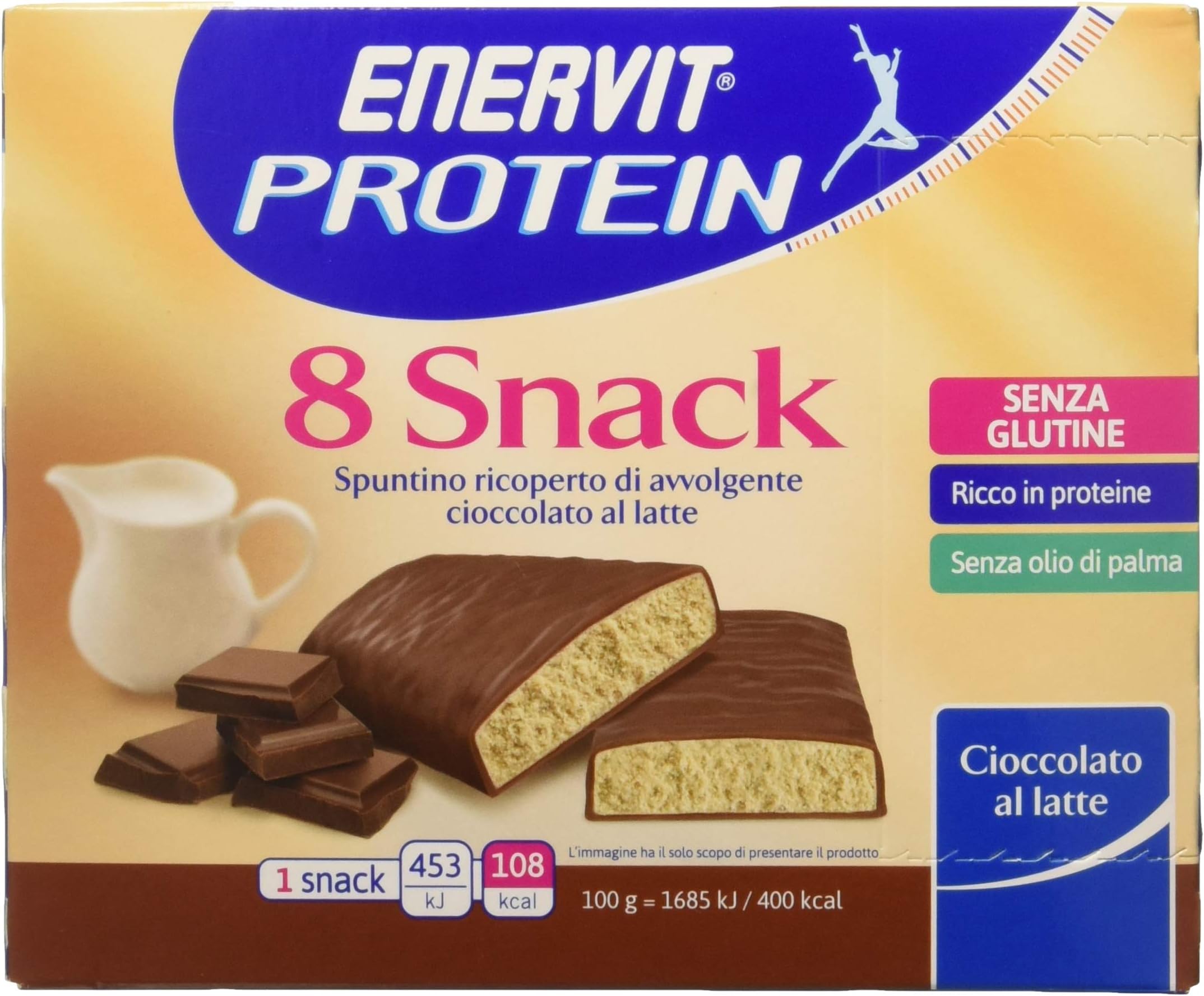 Protein Snack Useful For The Weight Control 40-30-30 Cacao 27 Gr