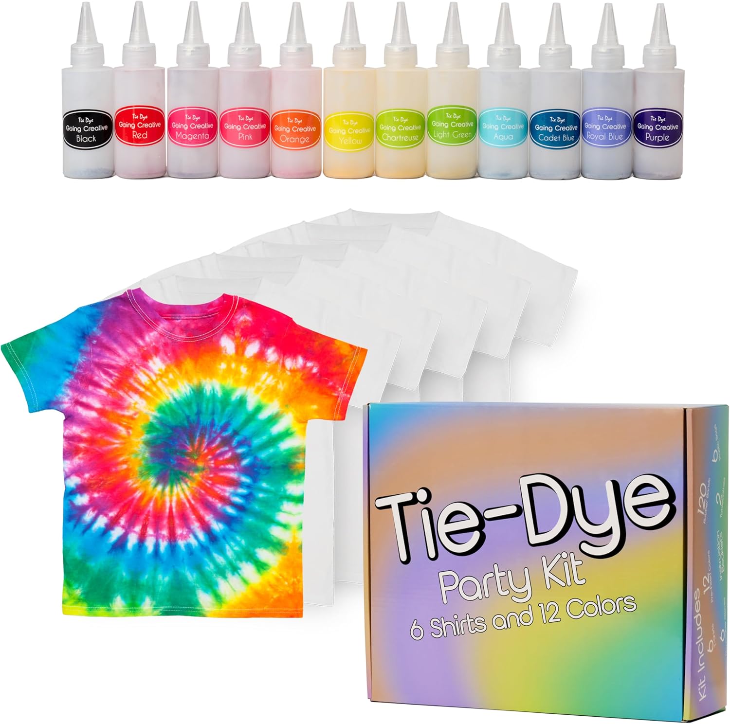 Going Creative AllinOne Children’s Tie Dye Party Kit