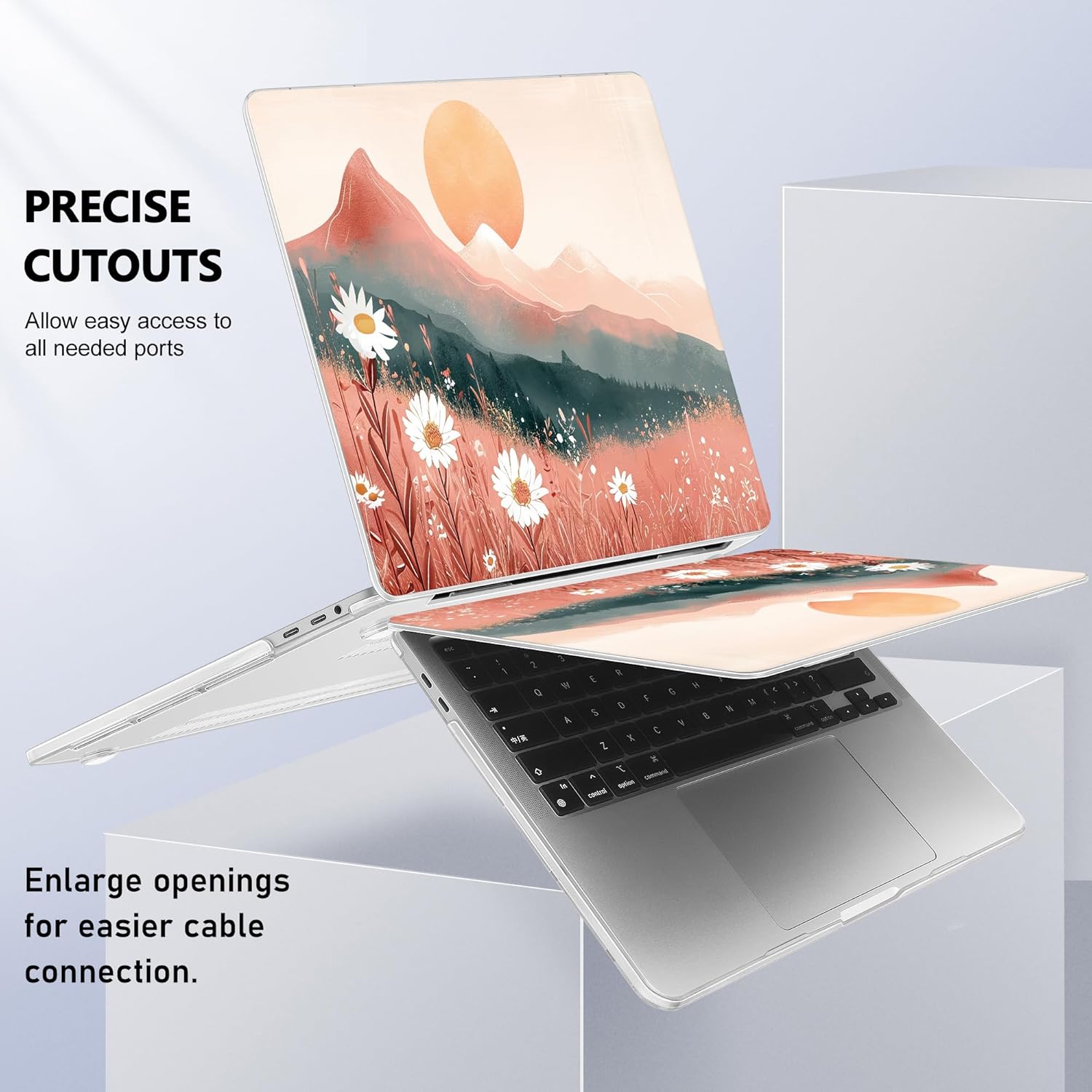 for MacBook Pro 16 inch Case 2019 2020 Release Model A2141, Plastic Hard Shell Cover with Keyboard Cover & Screen Protector for MacBook Pro 16 inch with Touch Bar & Touch ID, Mountains - Image 8