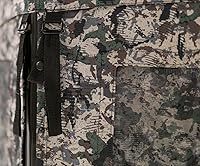 Vista 5 de Hawk Warrior Hunting Durable 72'' L X 78'' T No-Tool Assembly Camo Concealing Ground Panel Blind with Silent Magnetic Closures & Multiple Windows
