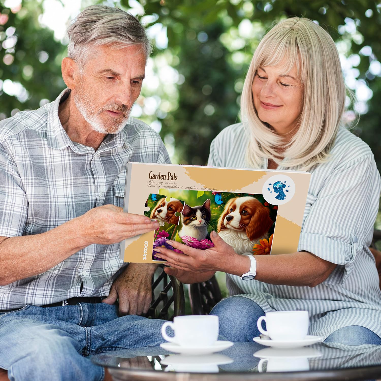 QUOKKA Alzheimer's Puzzle for Adults - 3x13 Piece Puzzle for Seniors - Memory Games for Seniors with Cat Dog and Birds - Alzheimer's Cognitive Games - Elderly Person Gift QUOKKA Alzheimer's Puzzle for Adults - 3x13 Piece Puzzle for Seniors - Memory Games for Seniors with Cat Dog and Birds - Alzheimer's Cognitive Games - Elderly Person Gift