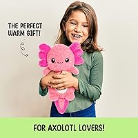 Vista 18 de Crustacean - Almohadilla térmica sin perfume para microondas para mujer, animal de peluche cálido y acogedor calentable, bolsa de calor caliente