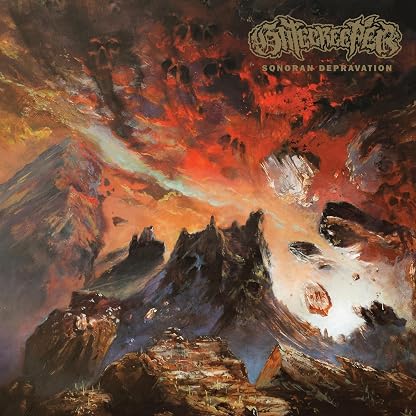 Sonoran Depravation por Gatecreeper, capa do álbum