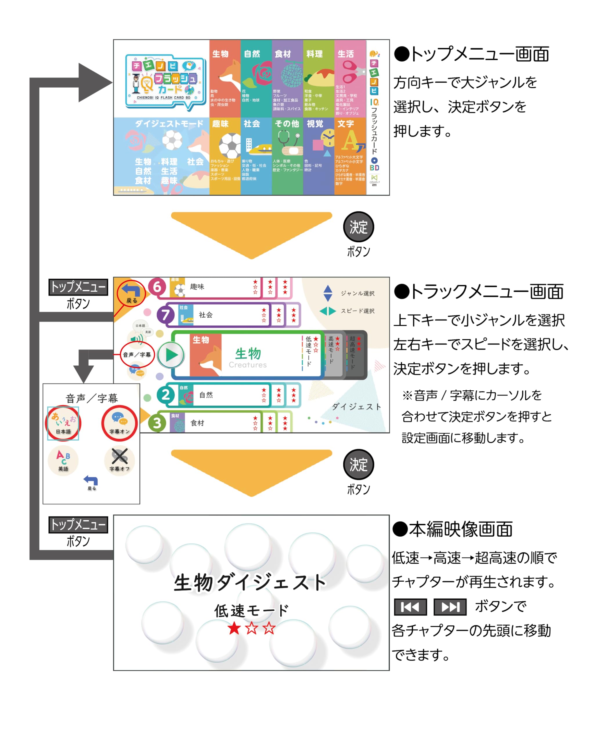 Amazon.co.jp: チエノビ IQフラッシュカードBD（ブルーレイ）英語 