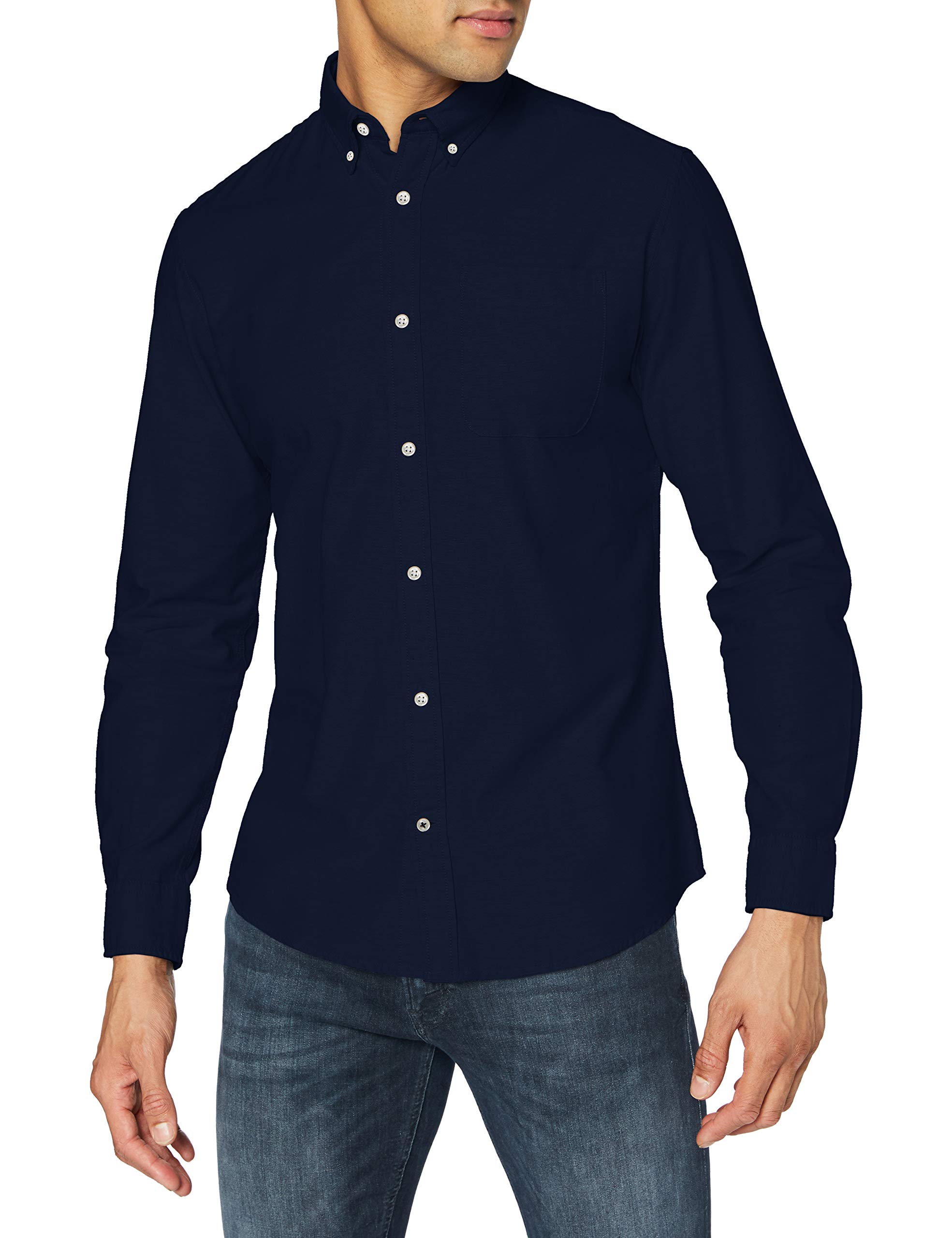mens Jjeoxford Shirt L/S Noos Shirt (pack of 1)