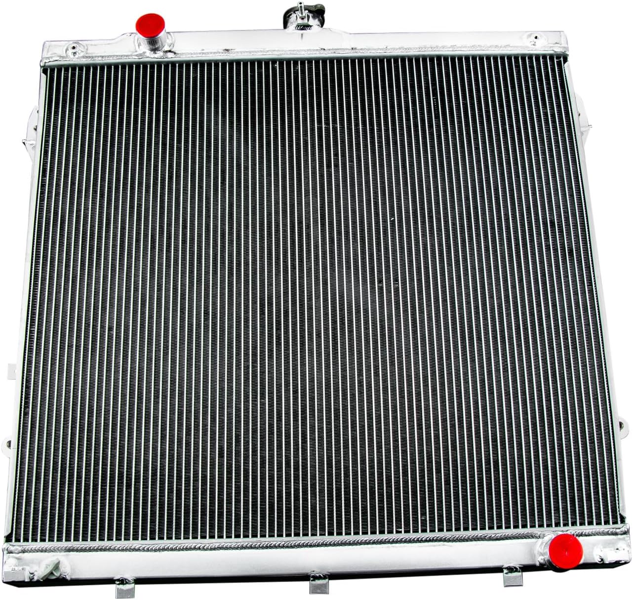 4 Row Aluminum Radiator For 2007-2013 Toyota Tundra/2008-2014 Toyota Sequoia 4.6 5.7L V8#CU2994 2008 2009 2010 2011 2012 2013 2014 (4 Row)