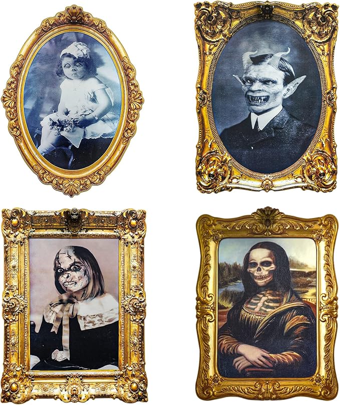 ECGER Halloween 3D Changing Face Pictures