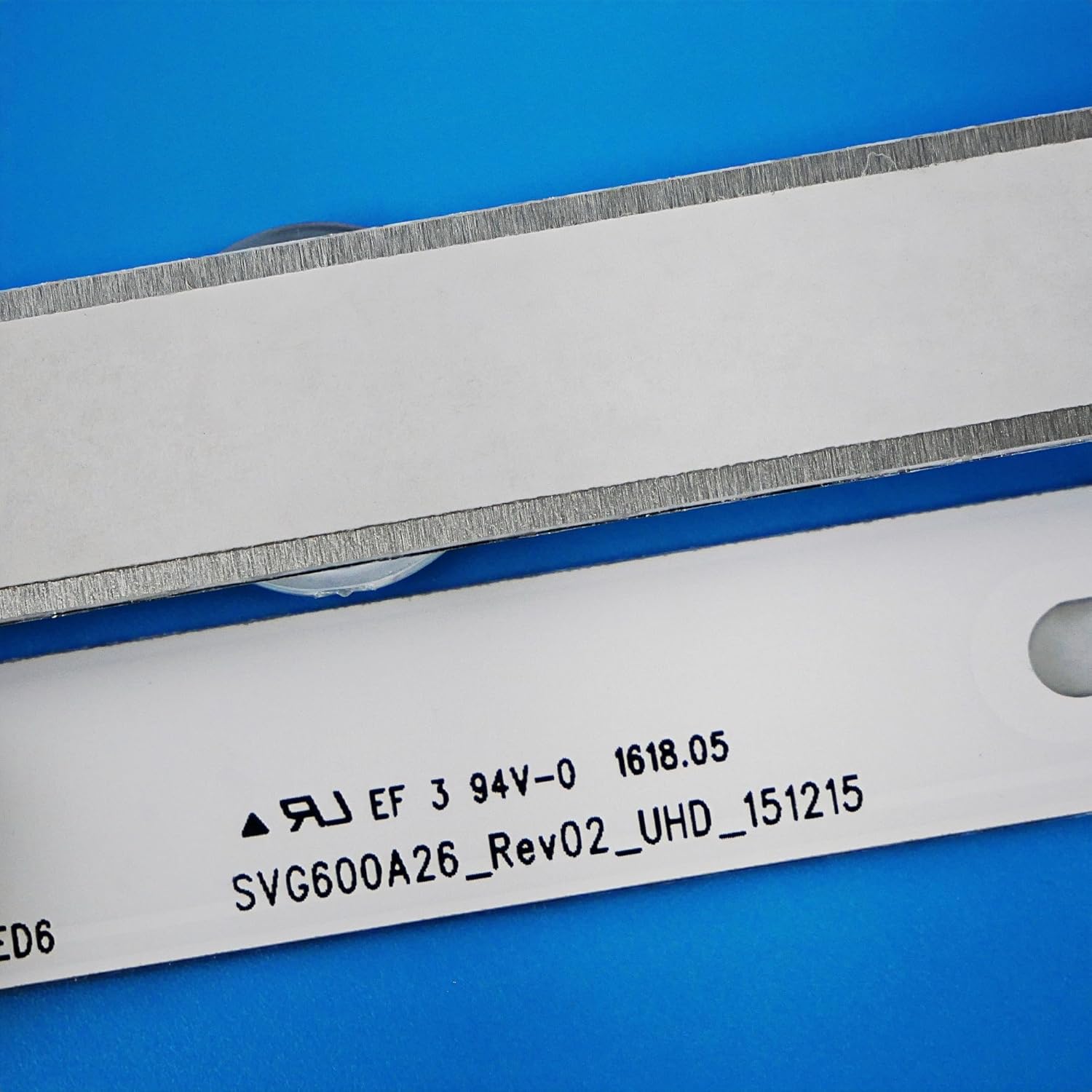 10 Pieces LED Backlight Strips for 60‘’TV Vizio E60U-D3 SVG600A26_Rev02_UHD_151215 S600DUA-1 7LED 3V 610Mmm SVG600A26