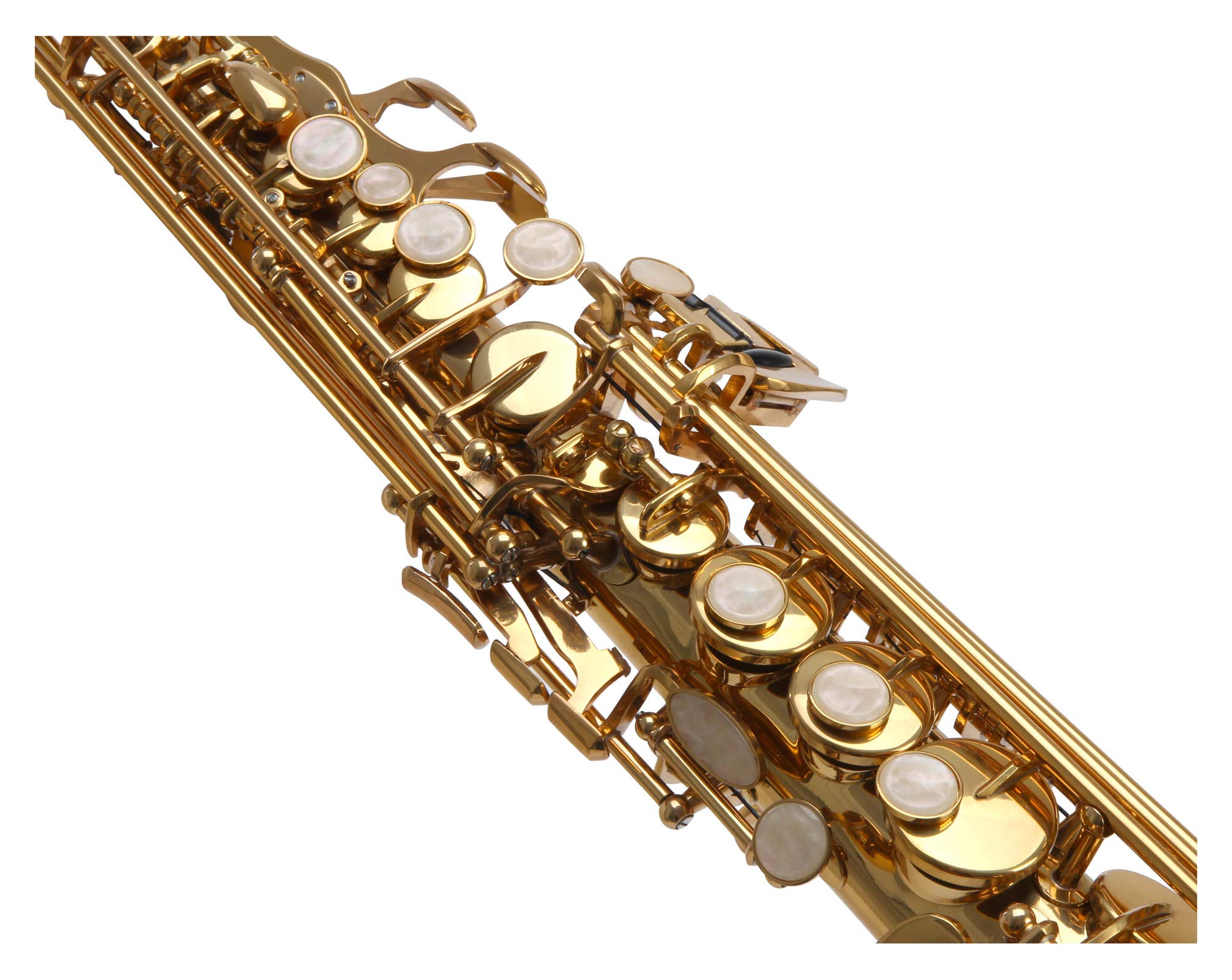 Classic Cantabile Winds SS-450 Sassofono Soprano Bb (ottone, verniciato trasparente, chiave alto fa#, meccanica ergonomica)
