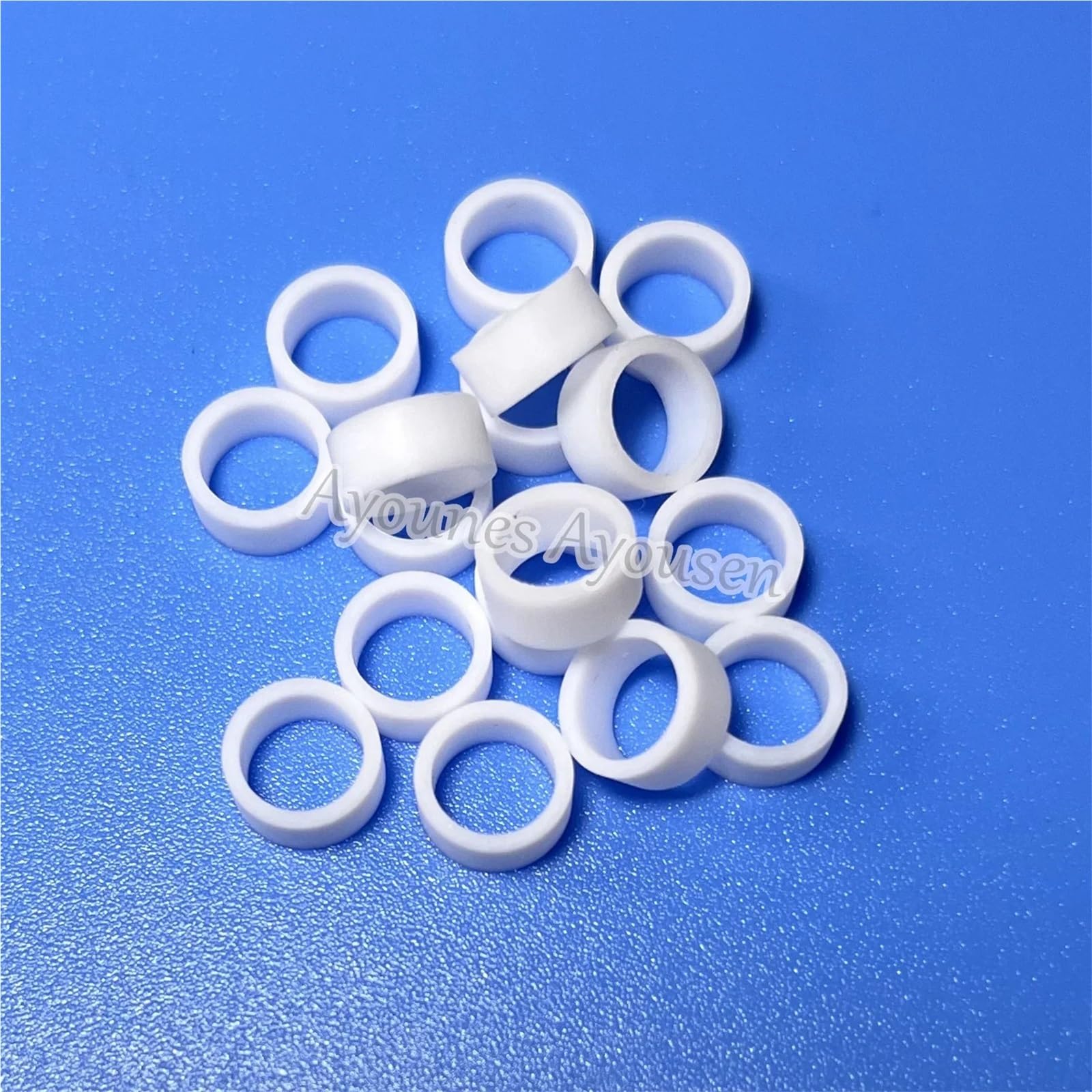 układ paliwowy 100 sztuk uszczelek PTFE do wtryskiwaczy paliwa GDI 7,8 * 6,1 * 3,4 mm AY-P3086