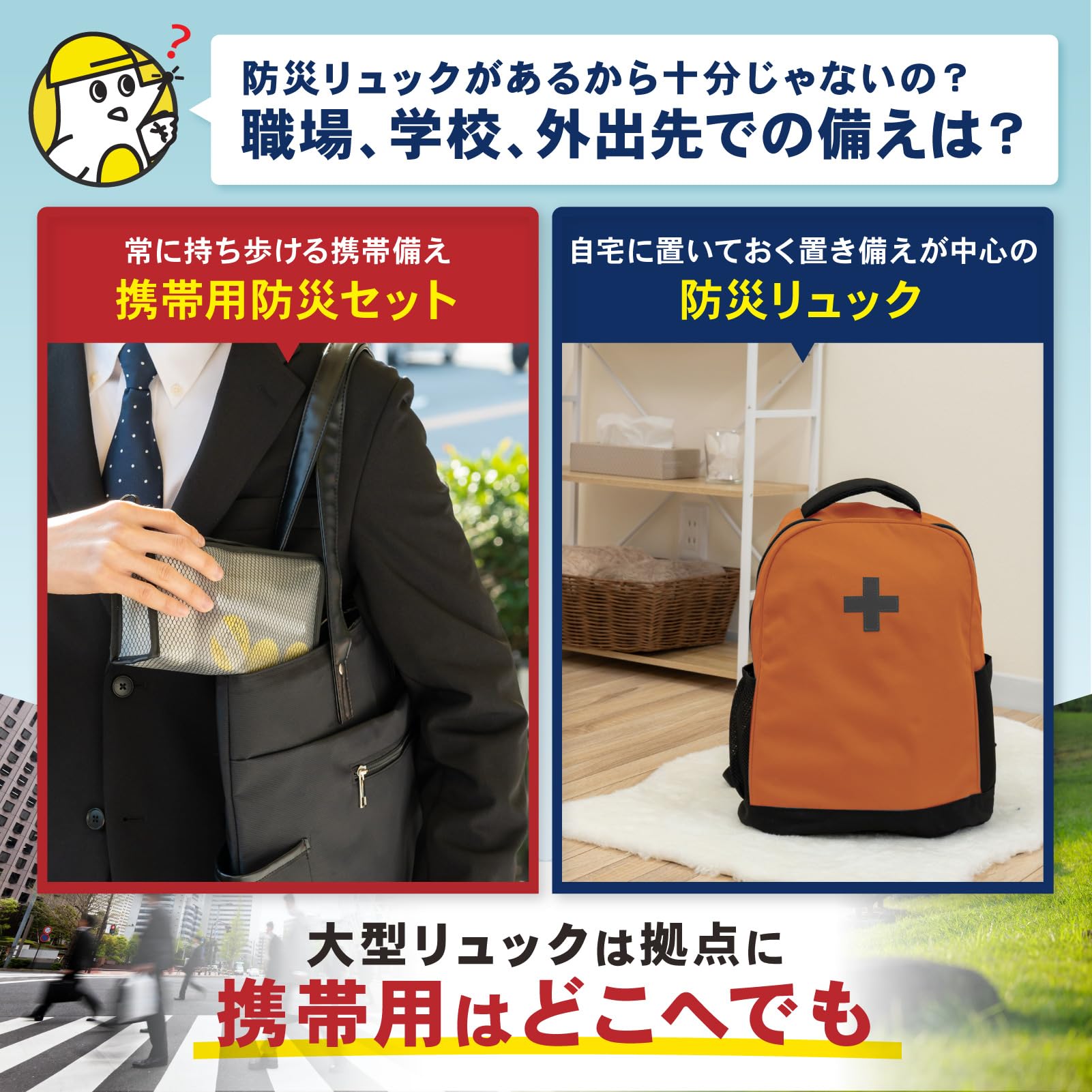 Amazon.co.jp: PYKES PEAK 携帯用 防災セット 13点セット ミニ防災