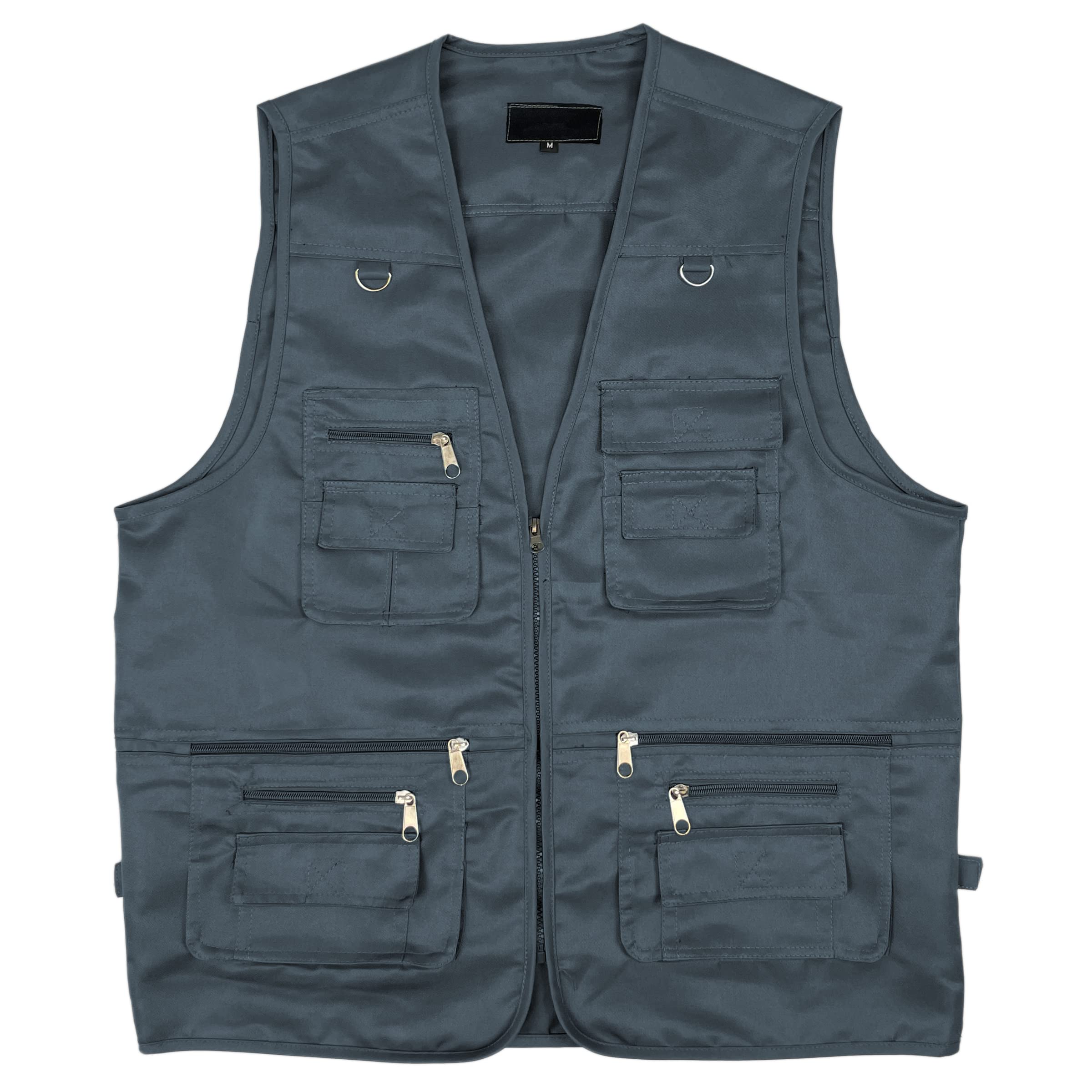 Multi Pocket Utility Vest - T_JBC 030 Fishing Vest Denim XL