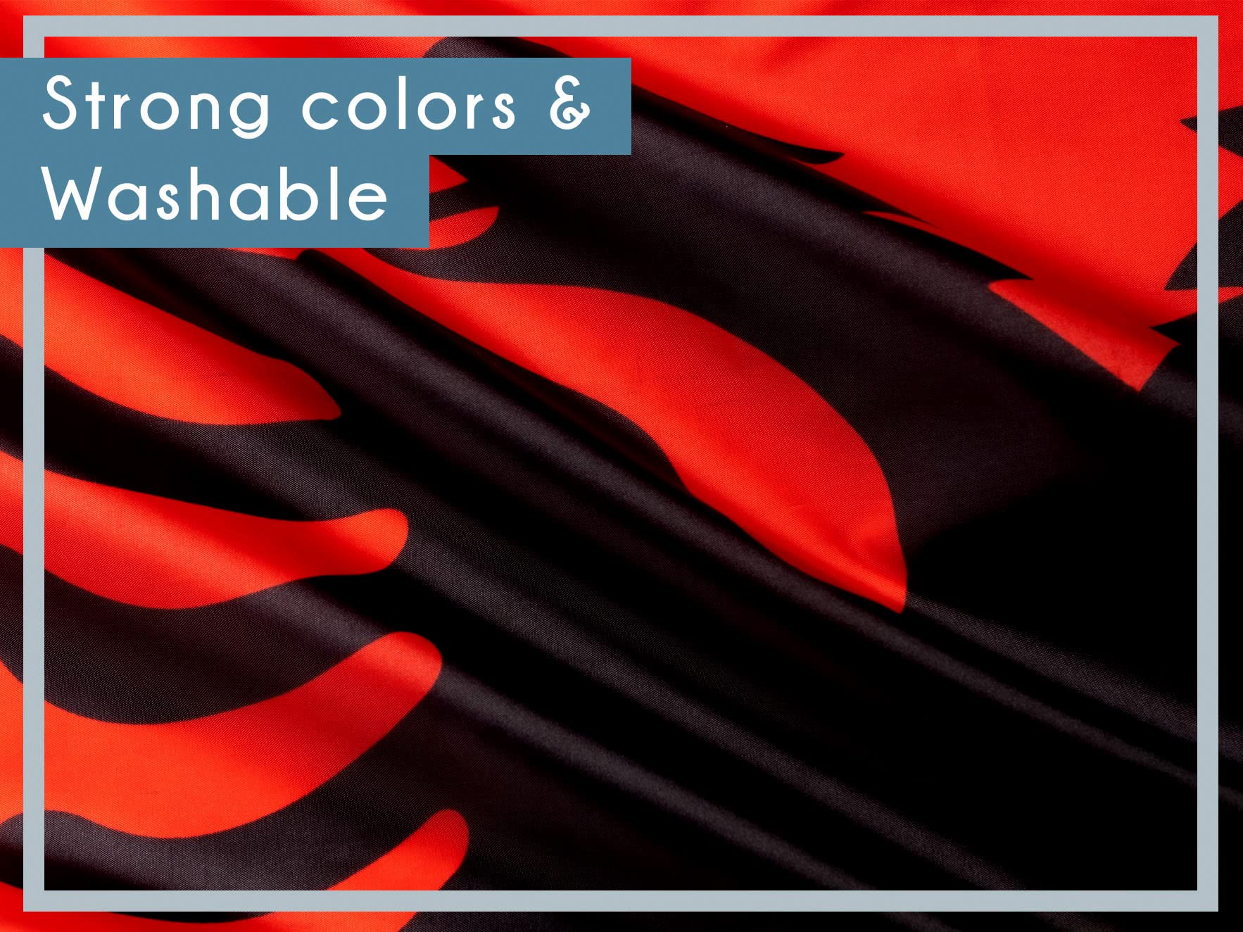 ARICONA FLAGS Albania flag, Albanian flag 3x5ft with brass eyelets, weatherproof national flag for flagpole, 100% polyester - Image 3