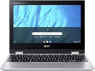 Acer Chromebook Spin 311 (CP311-3H-K95V) Laptop | 11 HD Touch-Display | MediaTek Octa-Core ARM Cortex A73/A53 (MT8183) | 4...