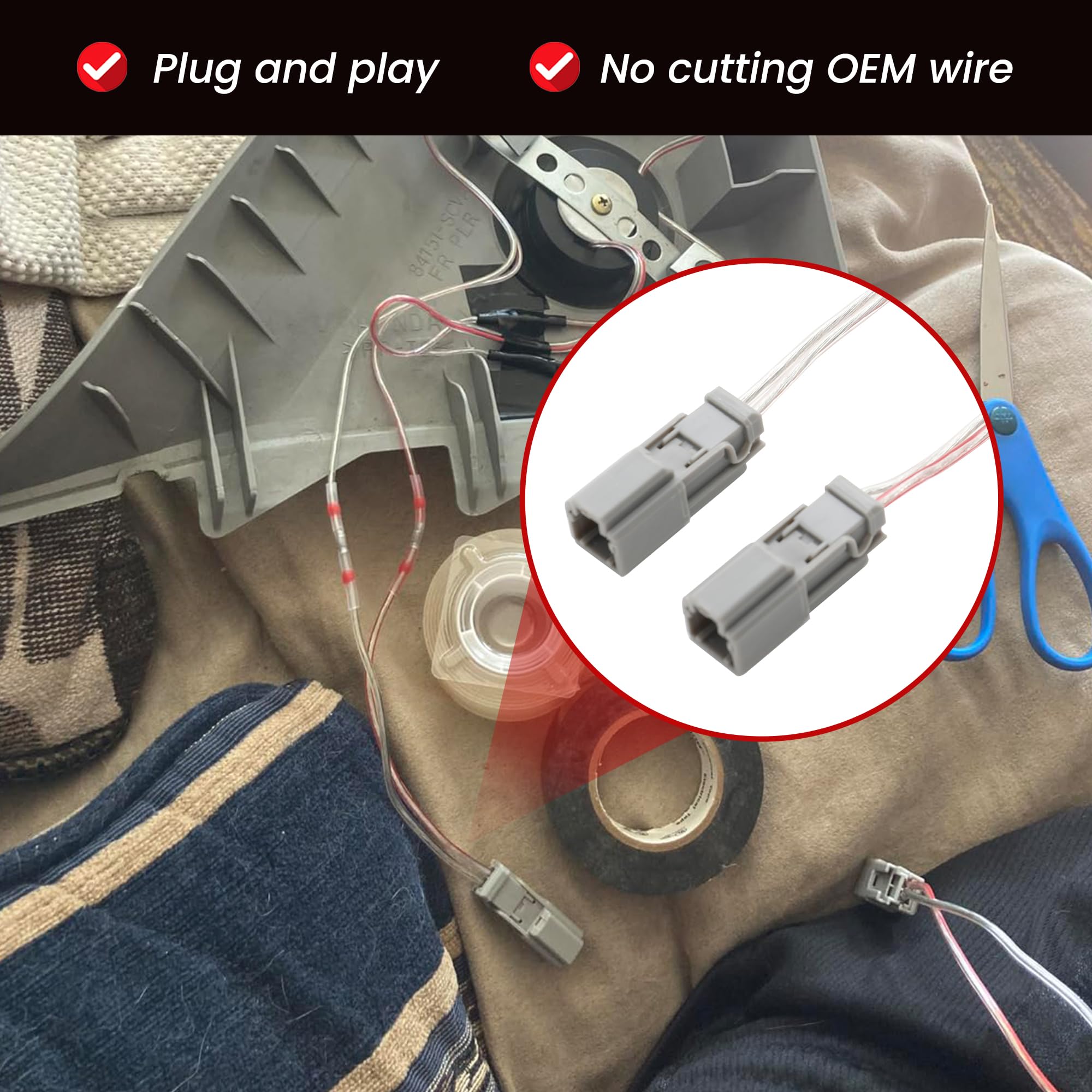 Amazon.co.jp: RED WOLF フロントダッシュツイータースピーカー