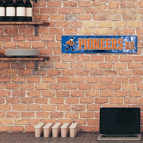 Vista 361 de Rico Industries Letrero de plástico de la NCAA de plástico de 4 x 16 pulgadas Alternativo