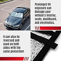 Vista 3 de Autotech Park Parasol compatible con parabrisas delantero Mazda 5 2012-2015, parasol de ajuste personalizado