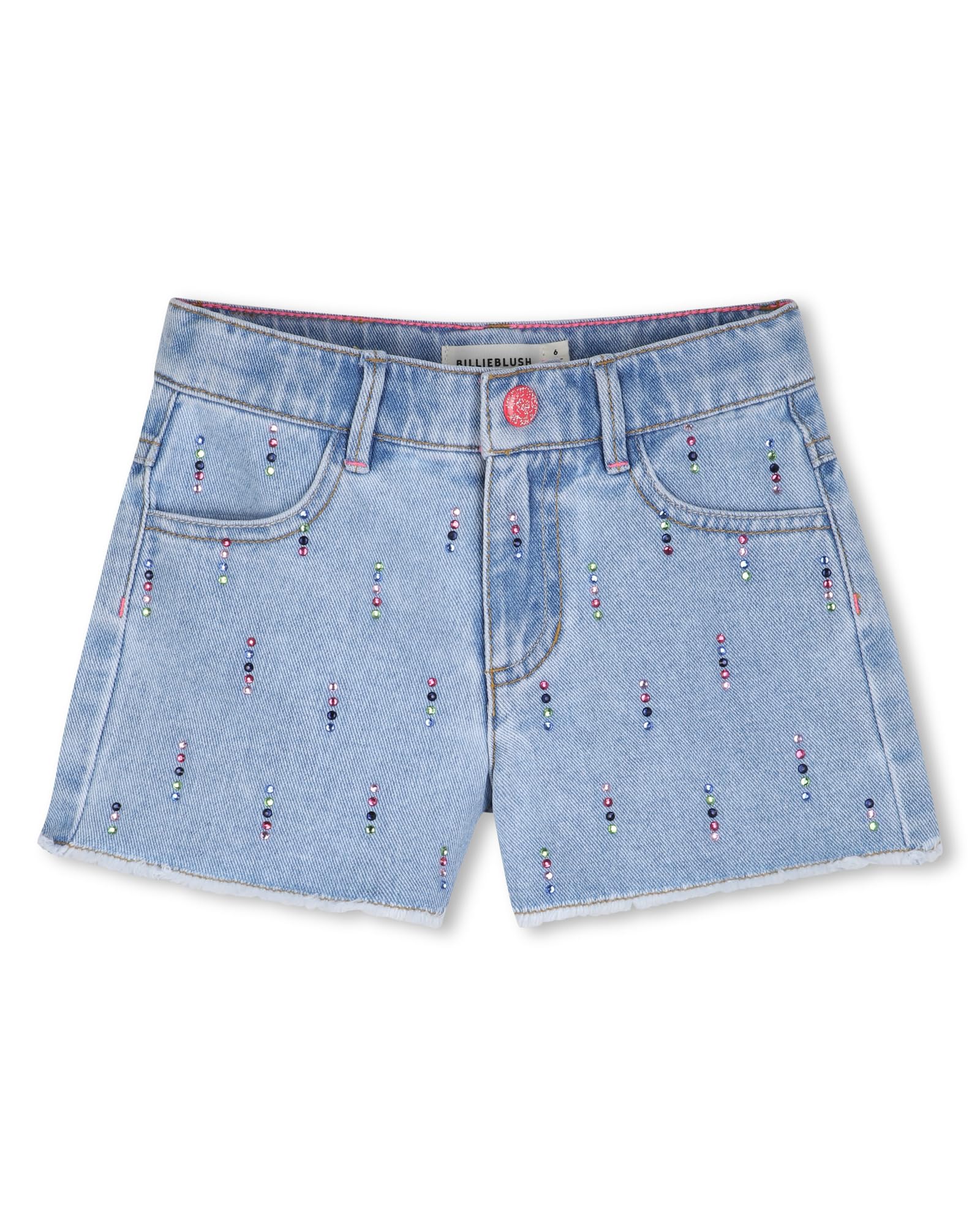 Billieblush Pantaloncini Denim Bambina, Blu, 3 Anni
