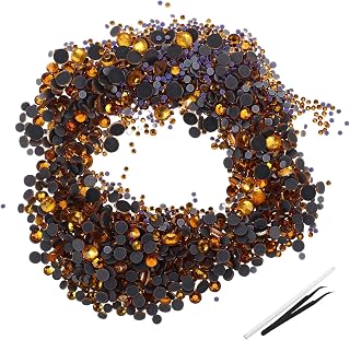 Xmas Round Crystal Nail Gems for Nail Decoration and DIY Projects