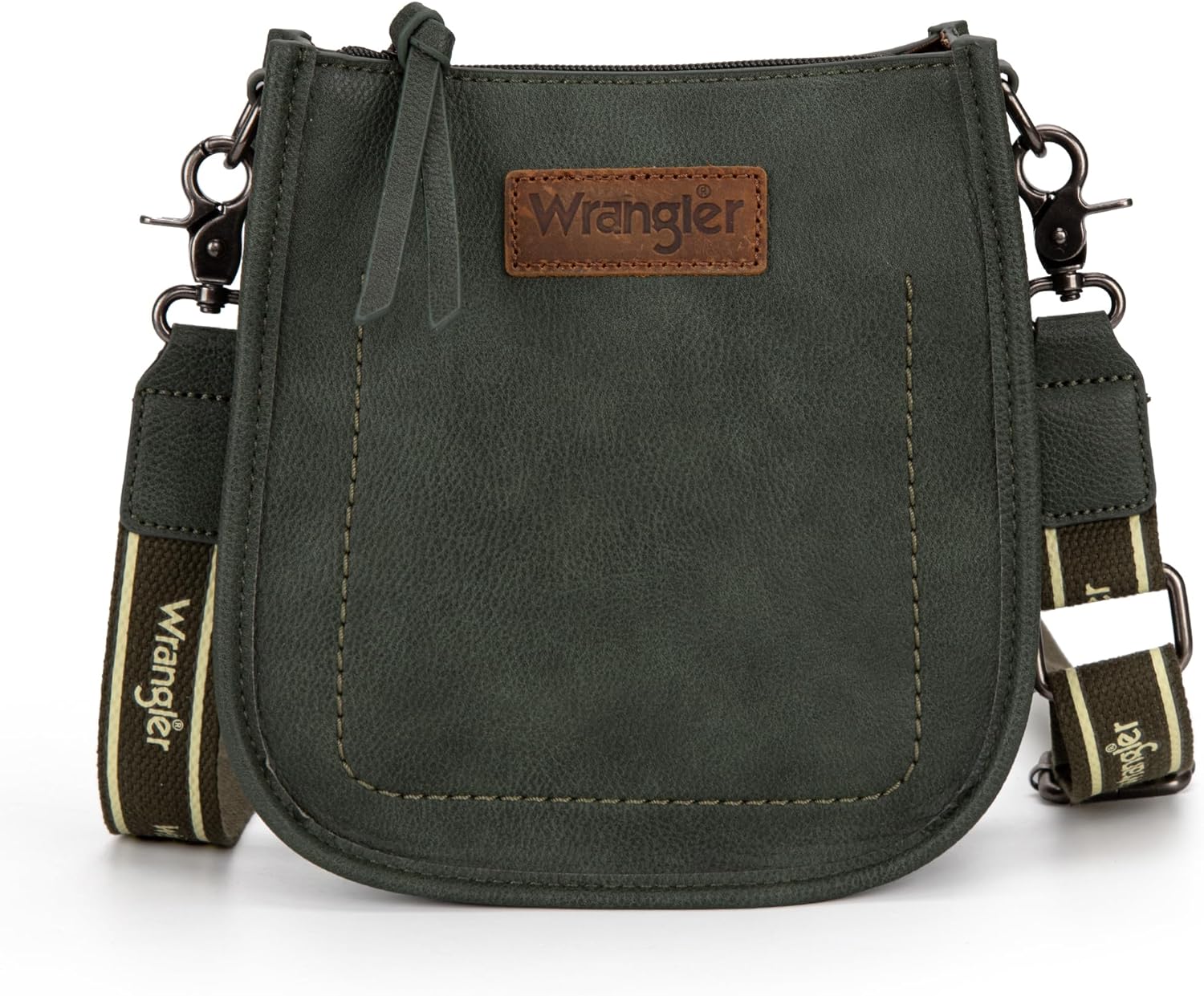 Wrangler Small Crossbody Bag for Women Western Shoulder Purse with Adjustable Strap