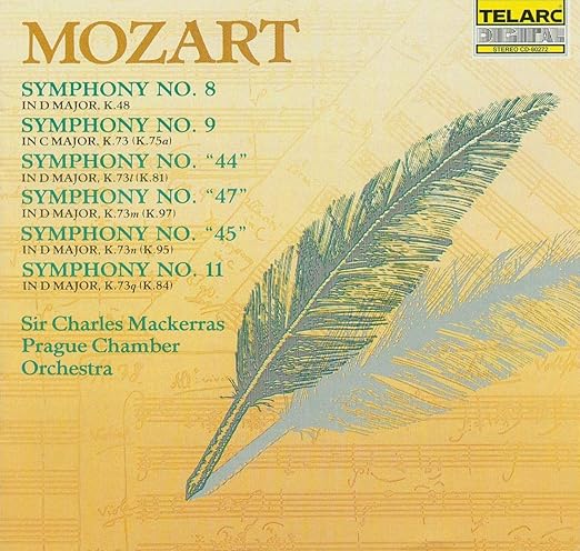 Mozart Symphony Nos. 8, 9, 44, 47, & 11 CDs & Vinyl