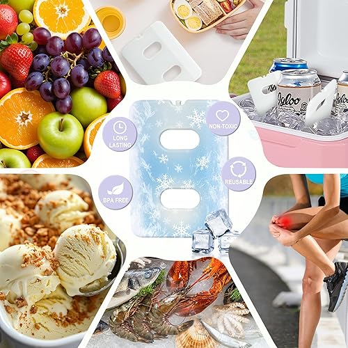 Miniatura 5 de Bolsa de almuerzo reutilizable con aislamiento para niños, adolescentes y adultos con correa ajustable para el hombro, bolsa de almuerzo grande y