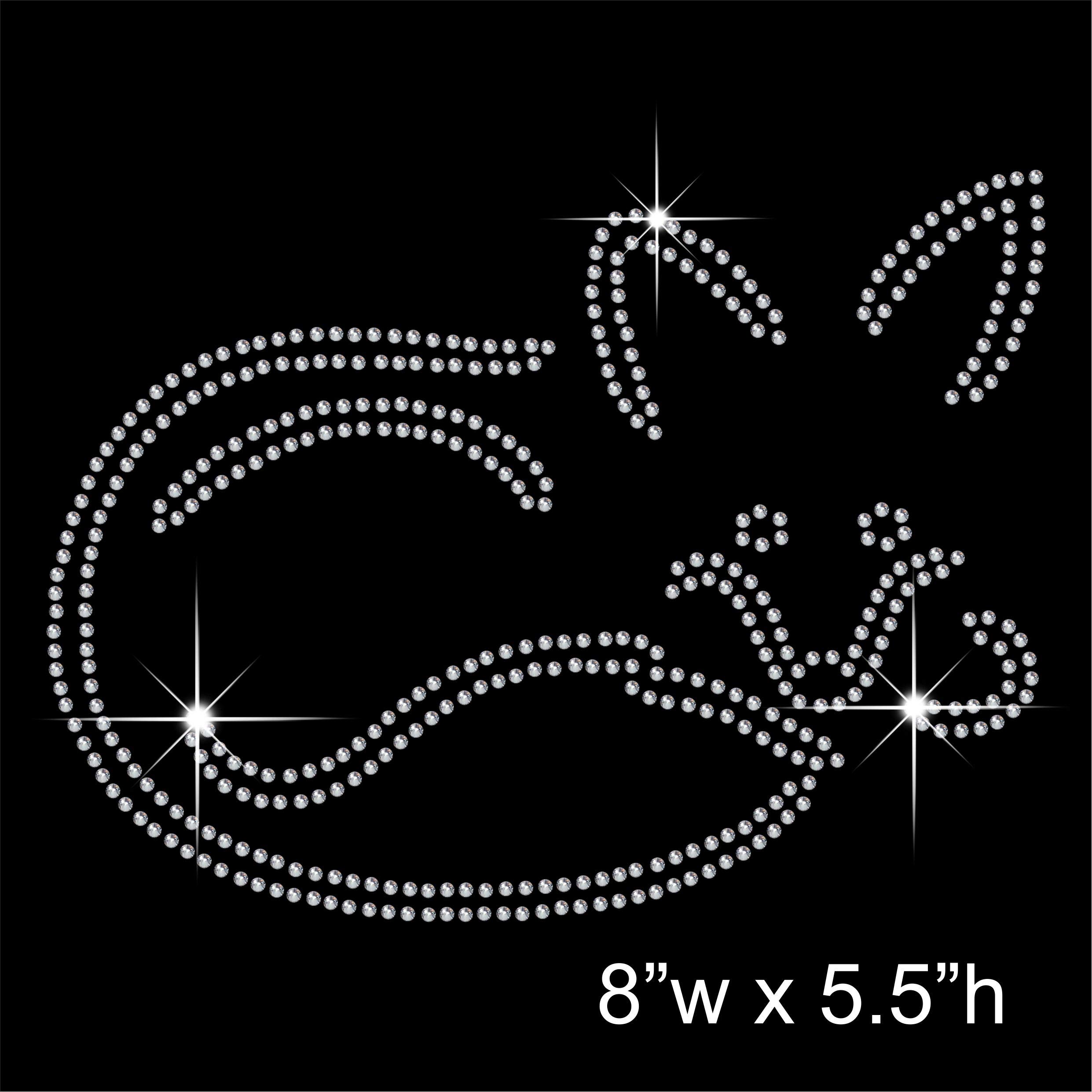 Tshirt Showroom As In The Image Fox Animal Hotfix Rhinestone Diamante Iron On Transfer Motif Applique