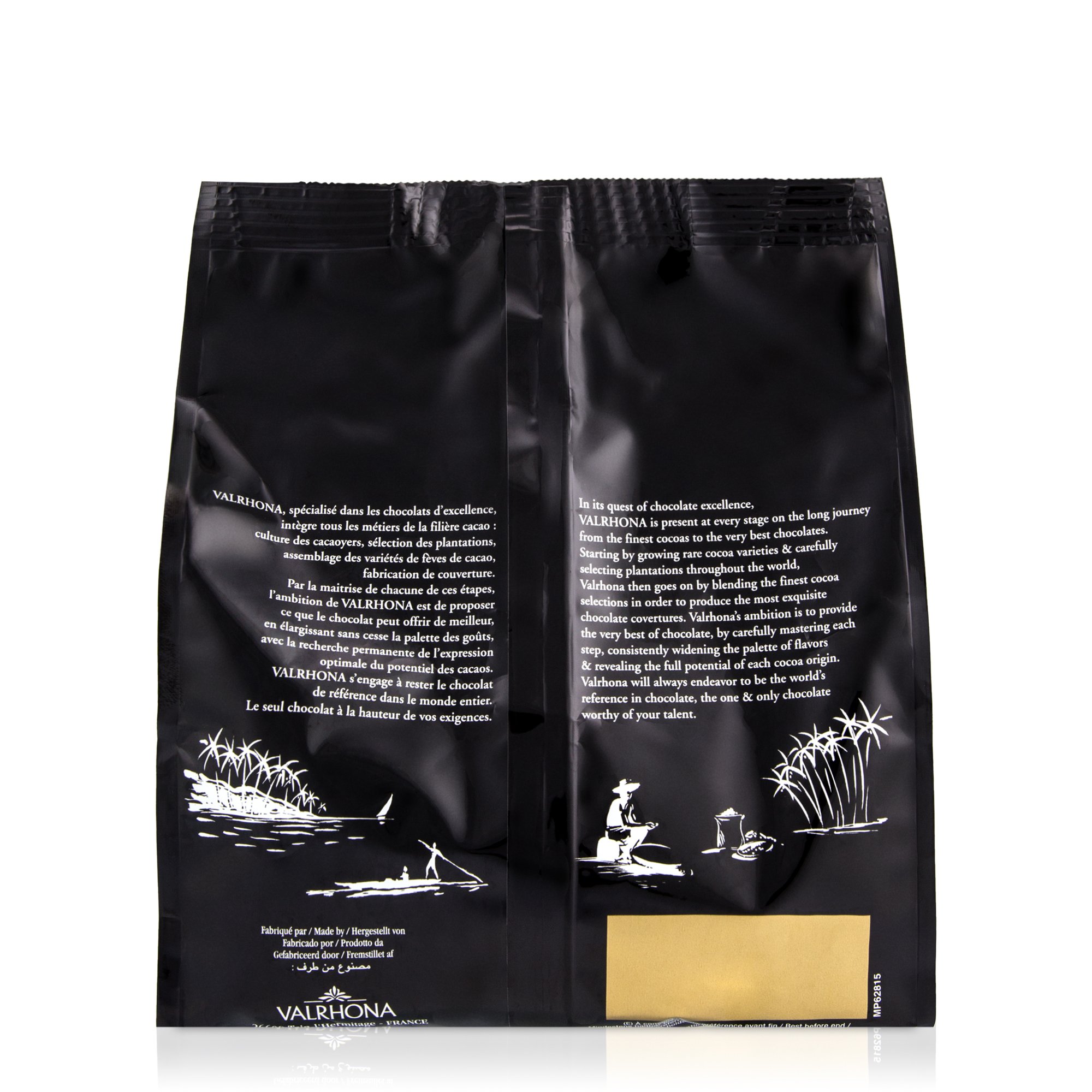 VALRHONA - Sack 1 kg Caramélia 36% - Milchschokolade - Sack Bohnen - 1kg