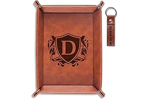 Innobeta Initial Valet Tray: Your Bedside Haven for Personalized Organization