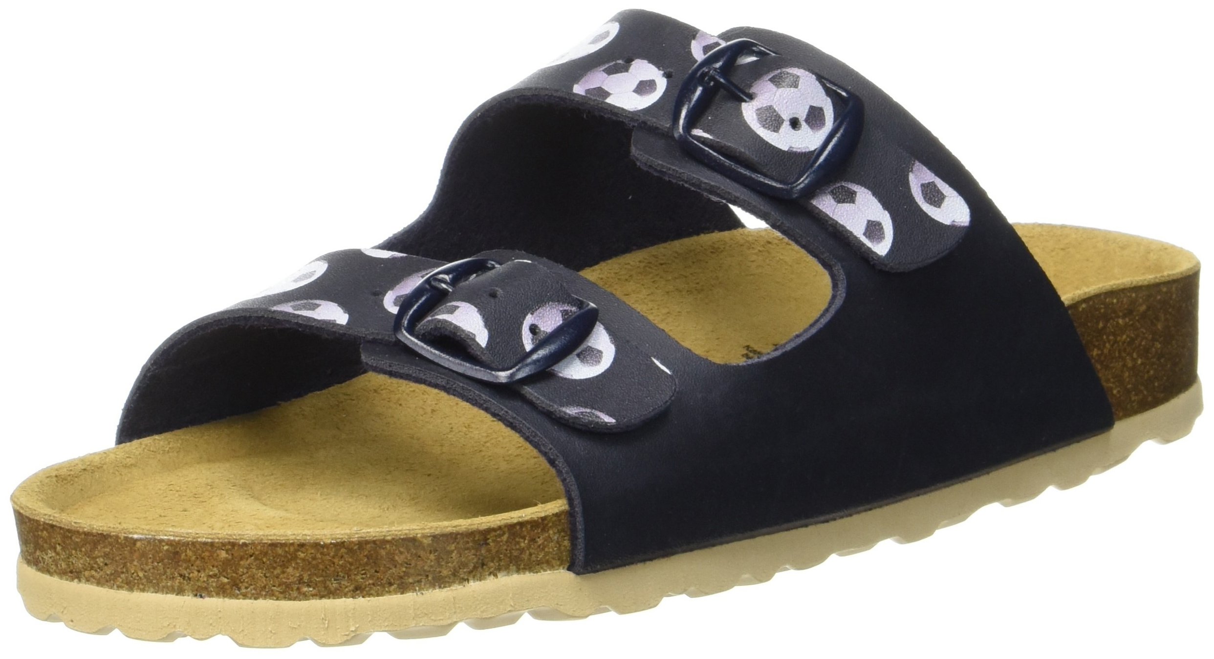 Lico Girl's Bioline Kids Mules, Blue Marine Weiss Marine Weiss, 2.5 UK