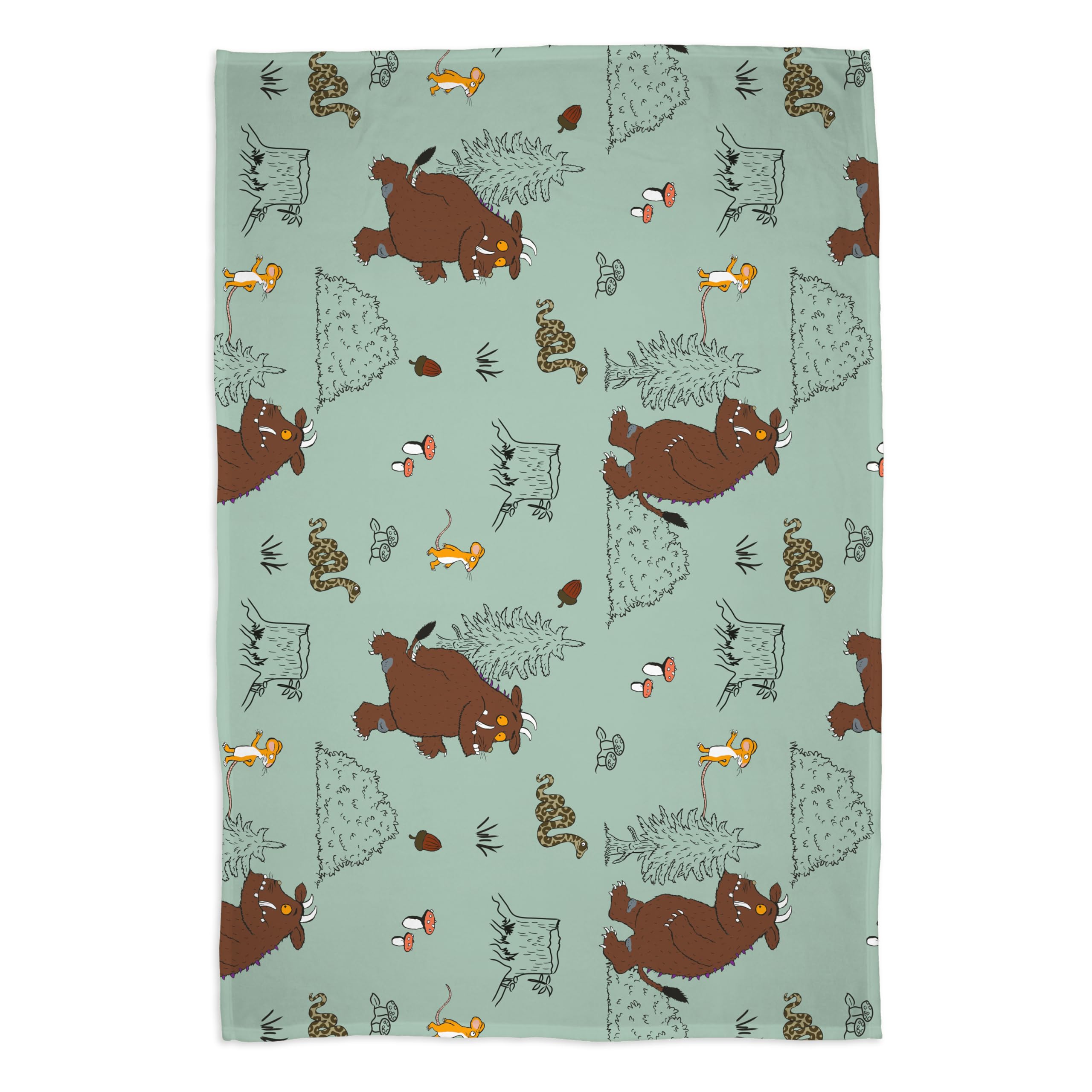 The Gruffalo Woodland Rotary Fleece Blanket