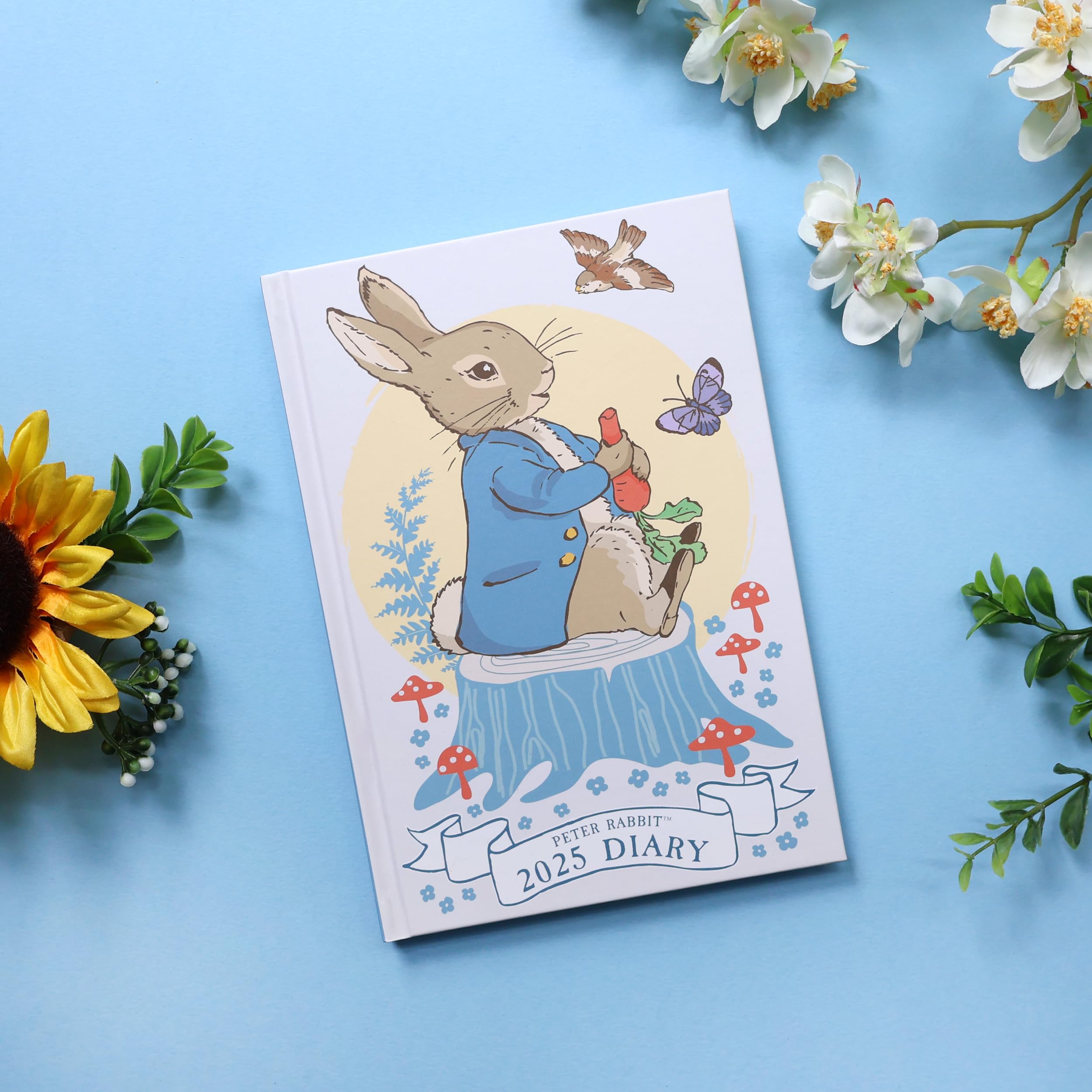 Peter Rabbit 2025 A5 Weekly View Diary, Blue - Image 3