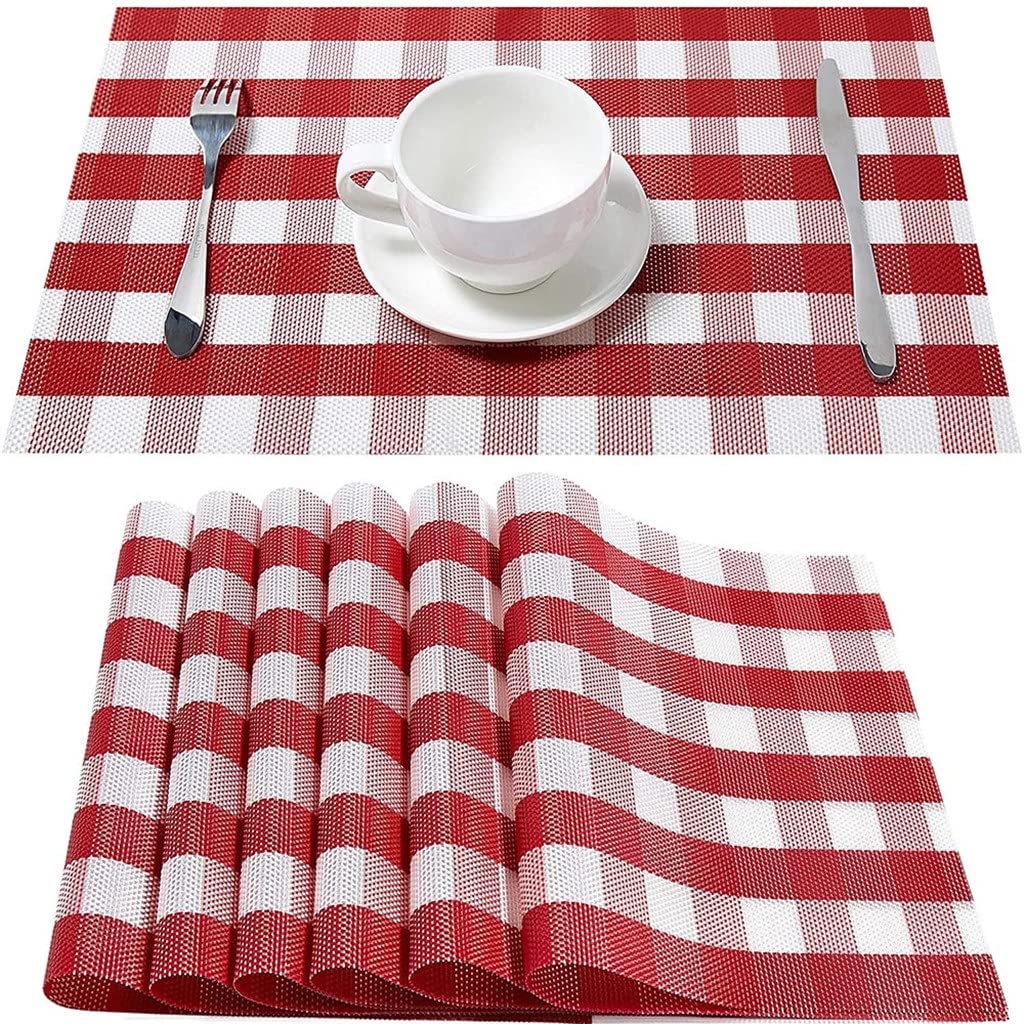 Napperon PVC lavable ensemble de cuisine dessous de verre et tapis de vin