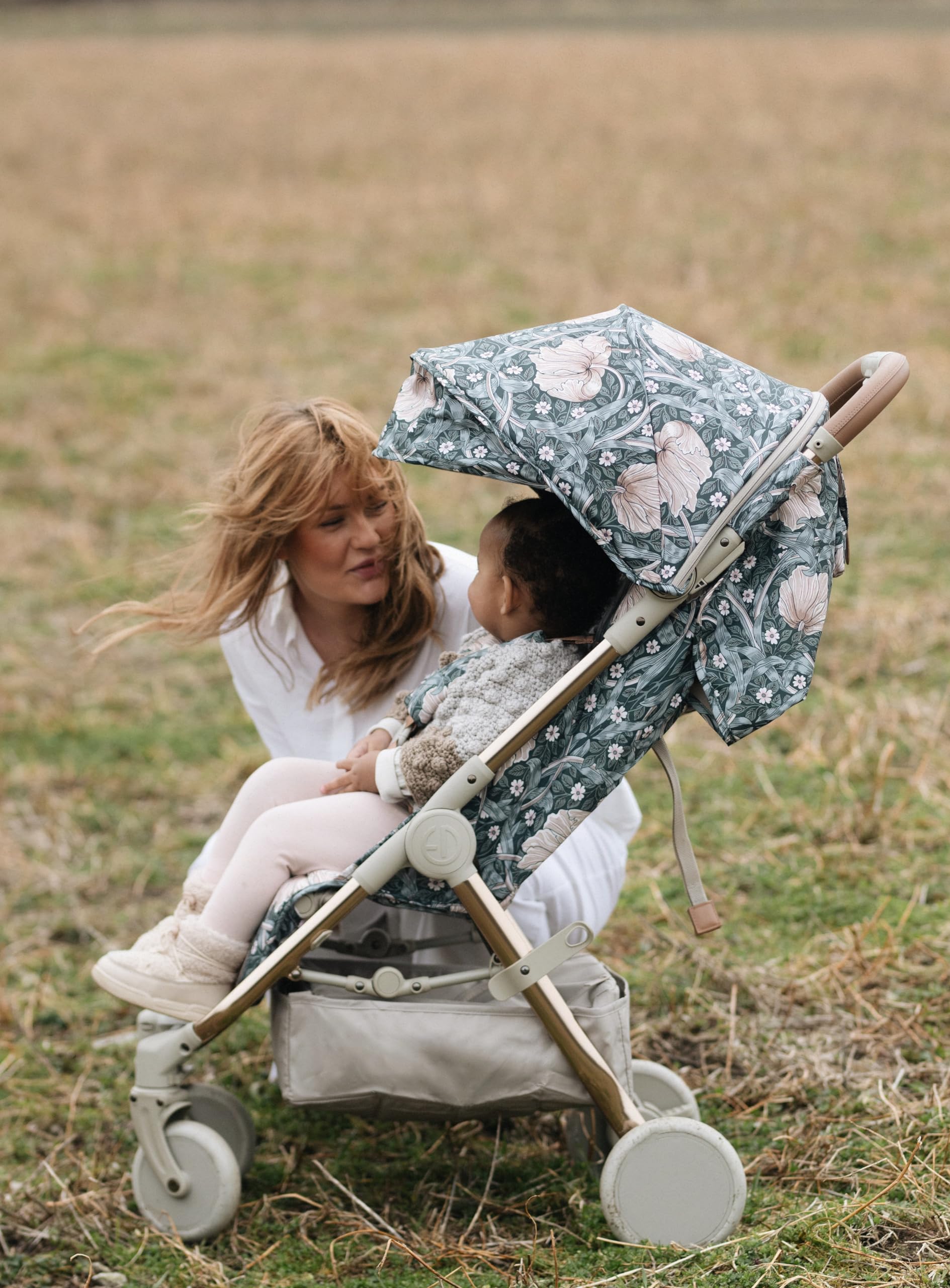 Elodie Details Mondo Stoller Passeggino dalla nascita fino a 4 anni (22 kg) - Posizione allungata, pieghevole e controllo con una sola mano, passeggino leggero di dimensioni cabina - Pimpernel