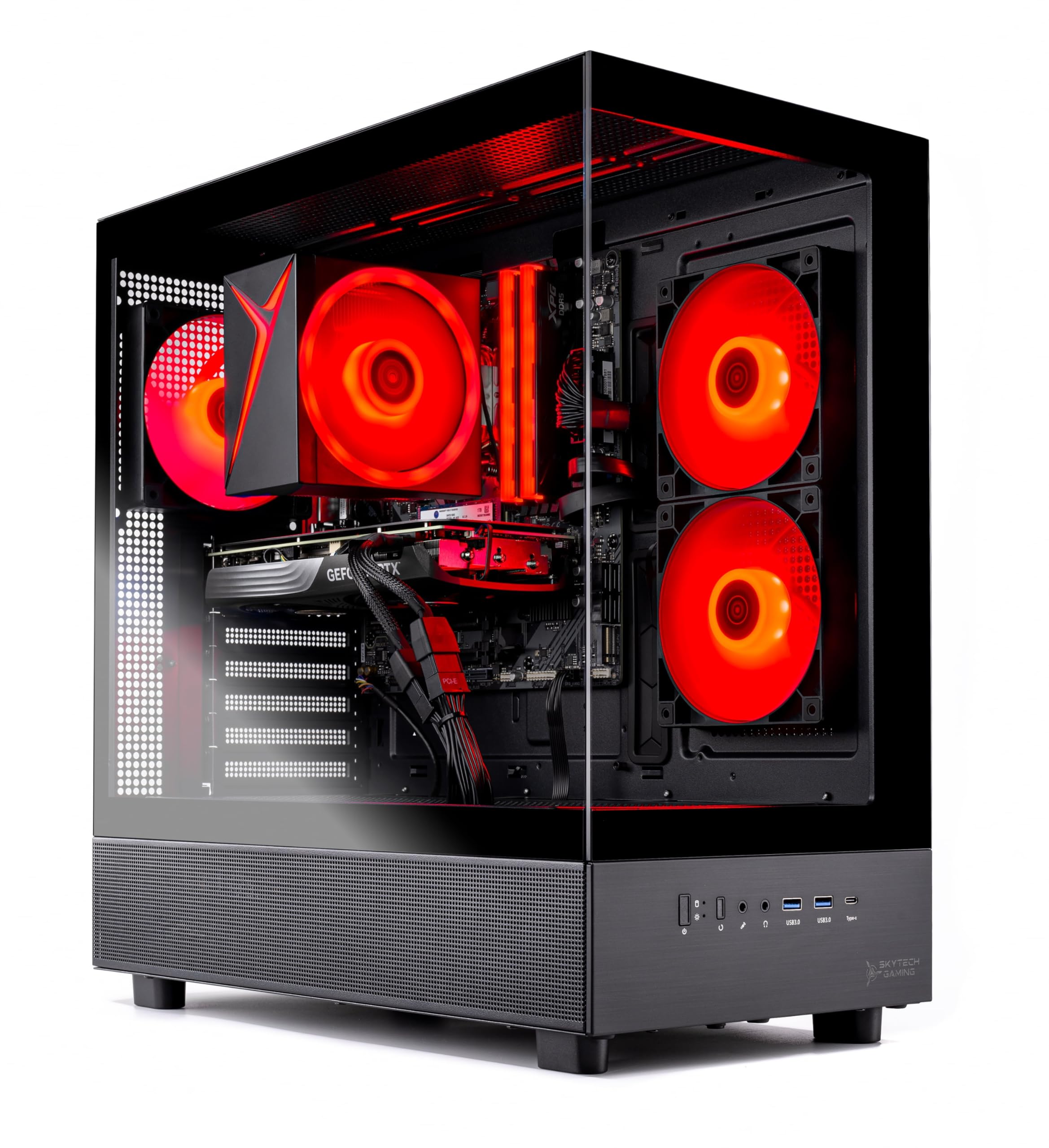 Amazon.com: Skytech Gaming Azure 3 Gaming PC, AMD Ryzen 7 7700 3.8
