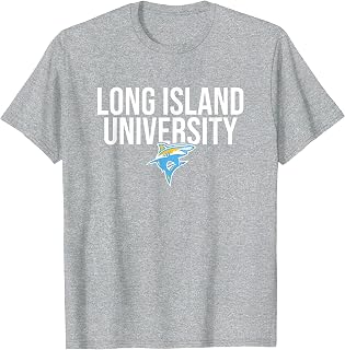 Long Island University LIU Blackbirds Stacked T-Shirt