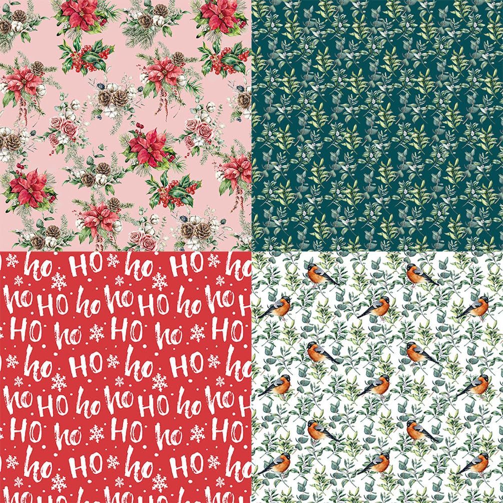 Papier do scrapbookingu, Blok papieru 6"x6" do tworzenia kartek, 48 arkuszy, tektura, jednostronny papier do wzorów, dekoracyjny papier do rękodzieła, zestaw świątecznych artykułów do scrapbookingu(Ch