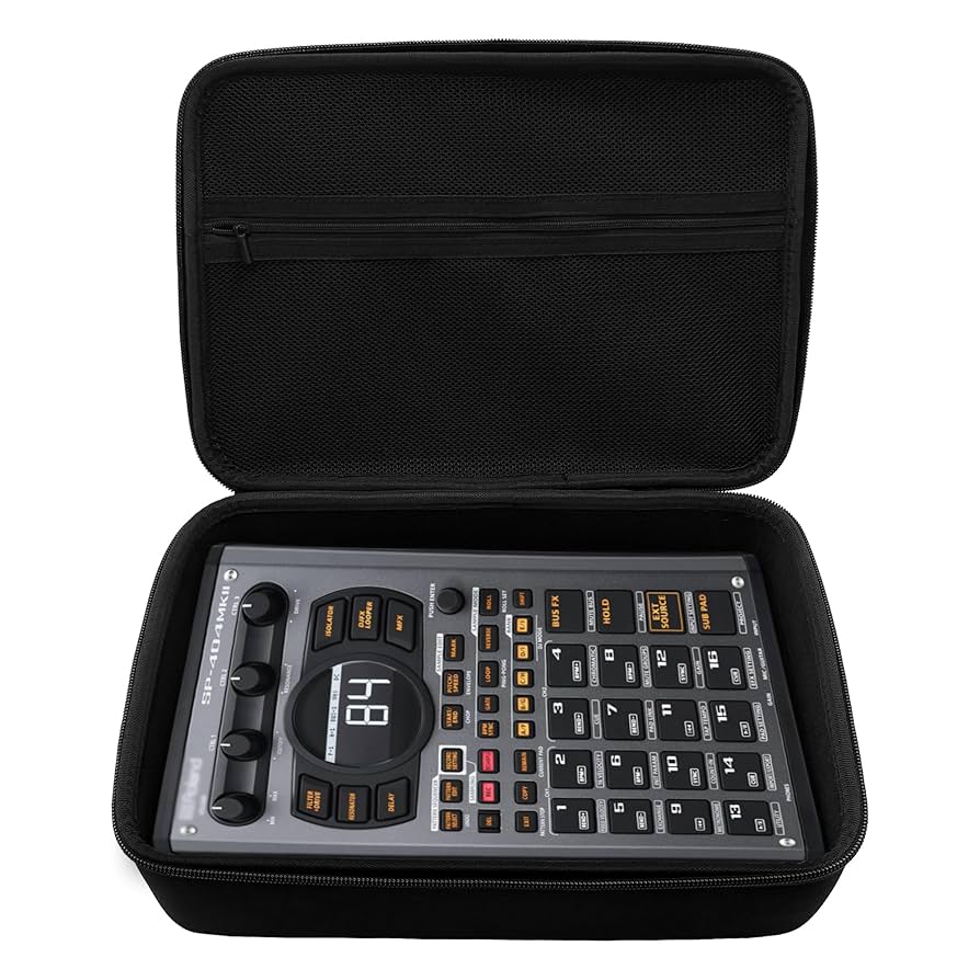 Roland SP-404MKII SAMPLER カバー　ケーブル付き Roland / SP-404MKII [セミハードタイプ キャリング・ケース