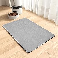 Vista 9 de MontVoo - Tapete Absorbente para Alimentación de Mascotas - Tapete para Mascotas Sin Manchas para Tazones de Comida y Agua - Tapete de Secado Rápido