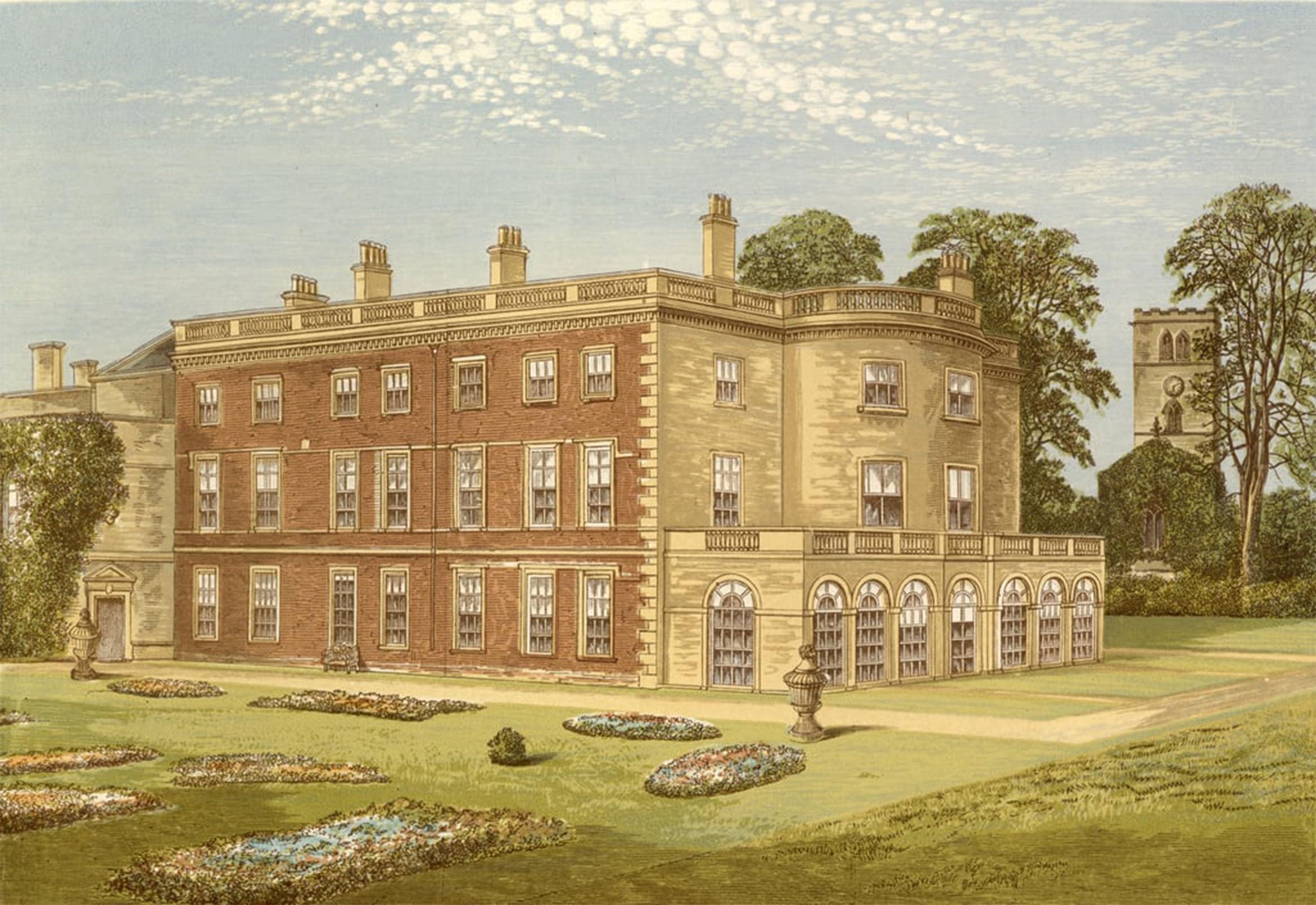 ARTXLXXBN Famous Print Painting Colorful Art Print Clifton Hall by Alexander Lydon Canvas Art Decorations for Home Decor 60x90cm