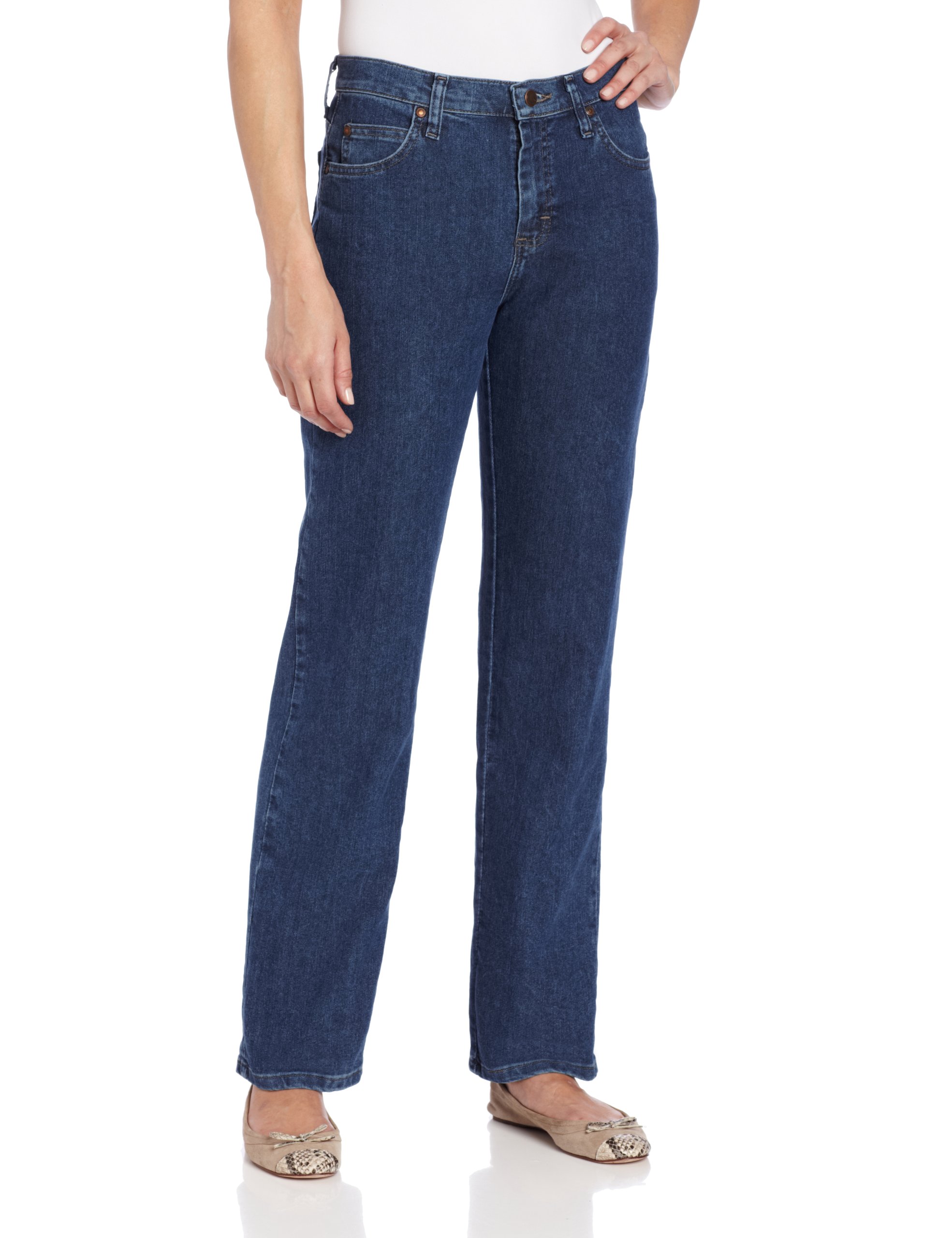LeeWomen's Petite Relaxed Fit Straight Leg Jean