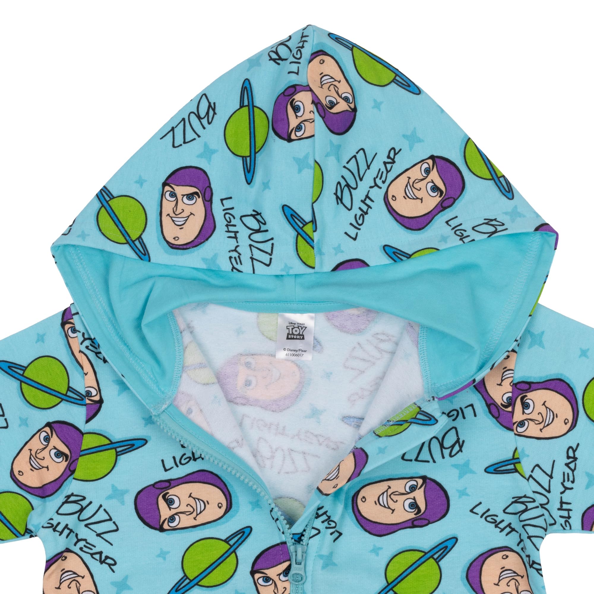 Disney Toy Story Buzz and Woody Bluza z kapturem dla dzieci, niebieska