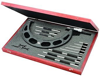 Interchangeable Anvil Micrometer 6-12" W CASE