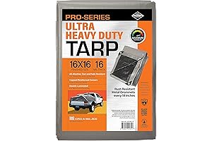 16x16 Heavy Duty, Ultra-Thick, Waterproof Tarp