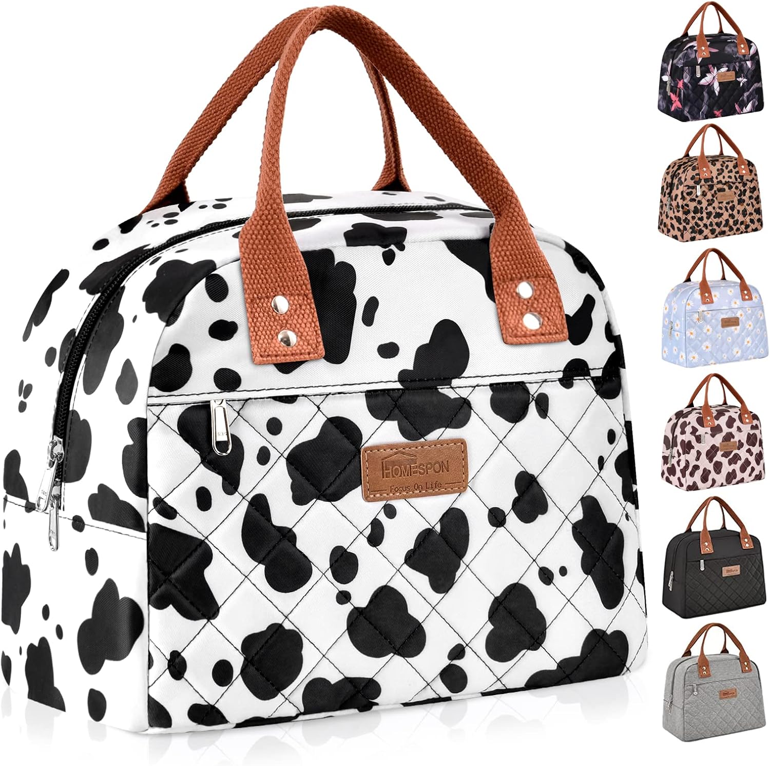 HOMESPON Insulated Lunch Bag for Women Men Lunch Tote Adult Cool Bag ...