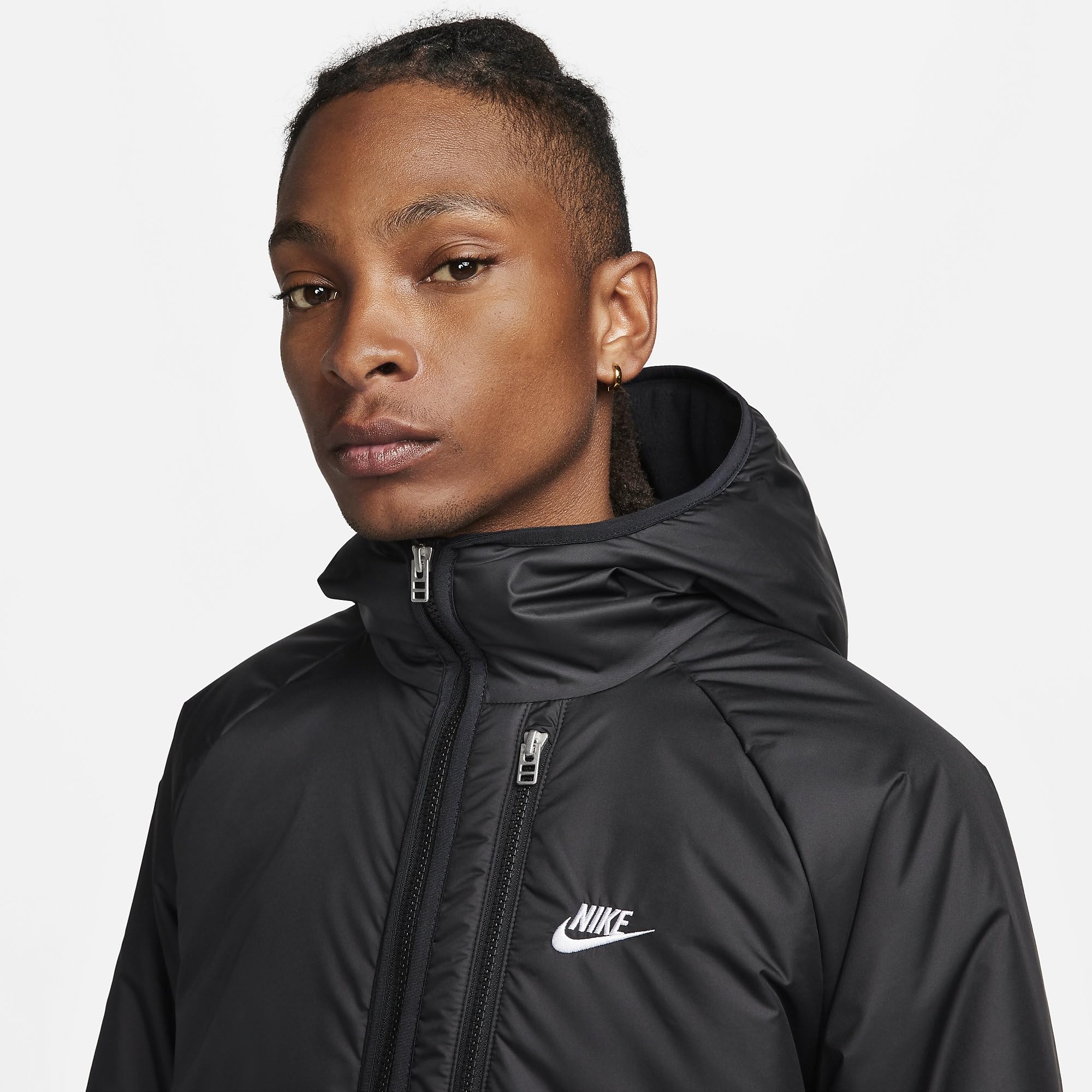 Nike DX2038-010 Odzież sportowa Therma-FIT Repel kurtka męska, czarna, rozmiar L