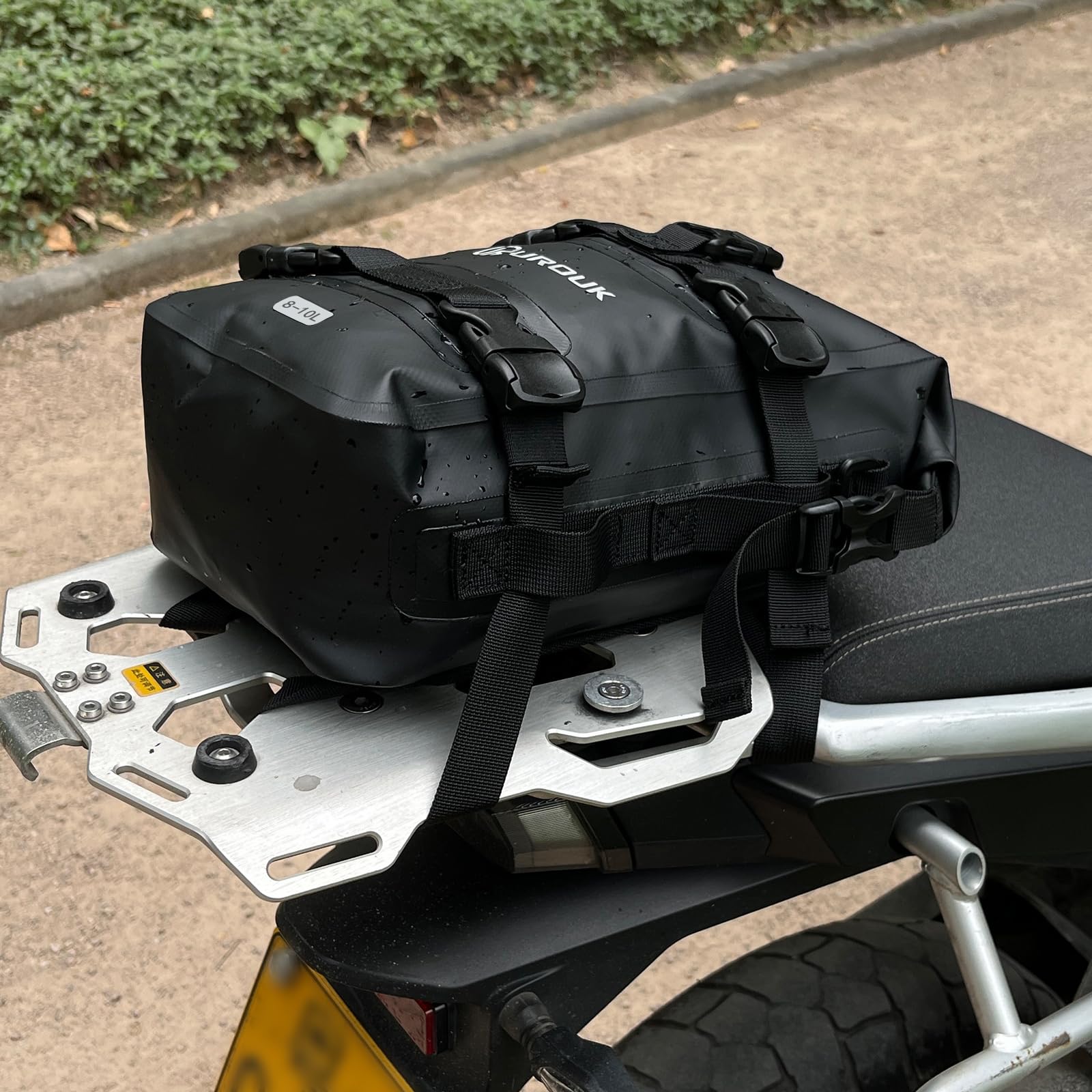 Bolsa Moto Impermeable 8L Bolsa Lateral Parachoques para Moto Bolsa Deposito Motocicleta Bolsa Estanca Deposito