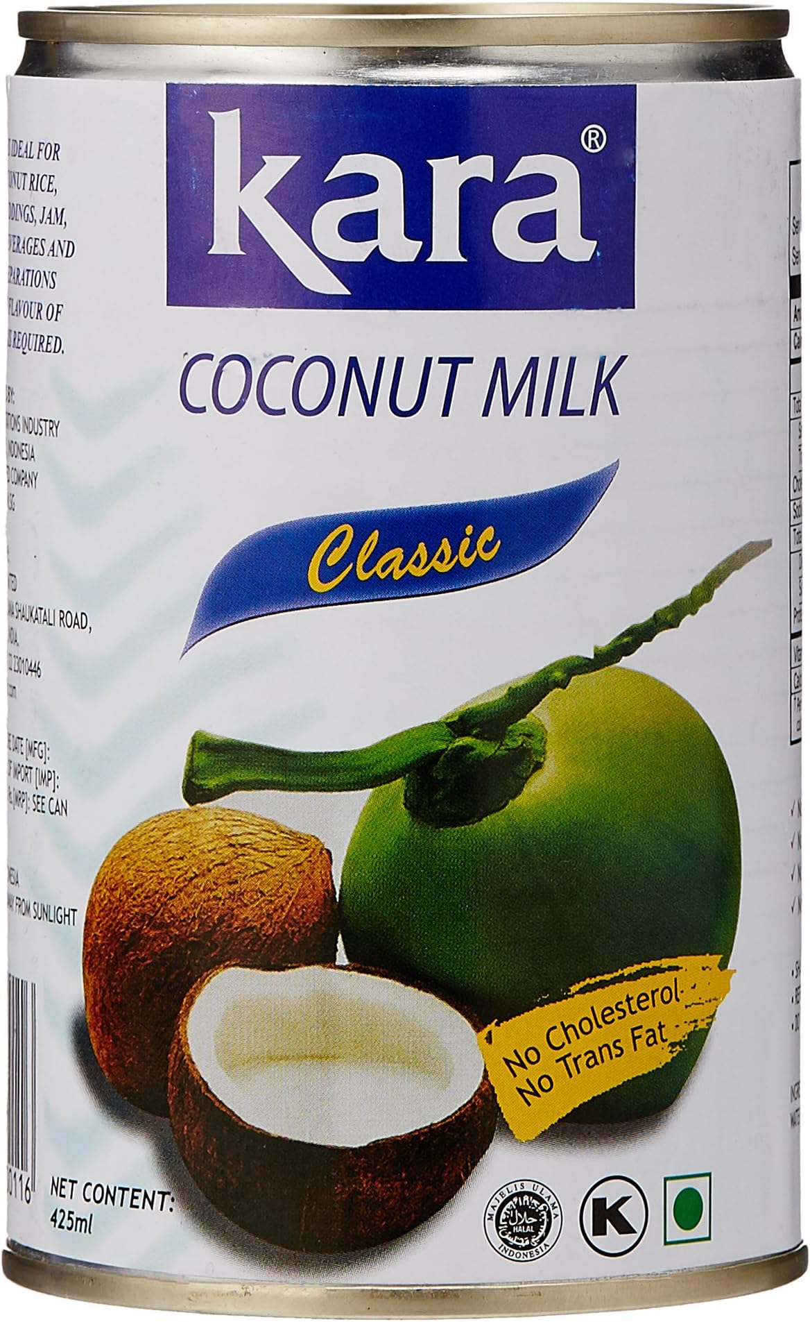 Kara Coconut Milk, Tin, 425ml