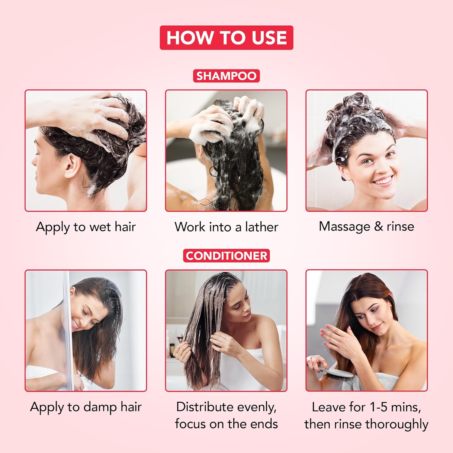 Botanic Hearth Apple Cider Vinegar Shampoo and Conditioner Set | Helps Dry Itchy Scalp, Dandruff, Frizz and Hair Loss | Color Safe, Sulfate Free Shampoo | All Hair Types, Men and Women, 16 fl oz each - Image 4