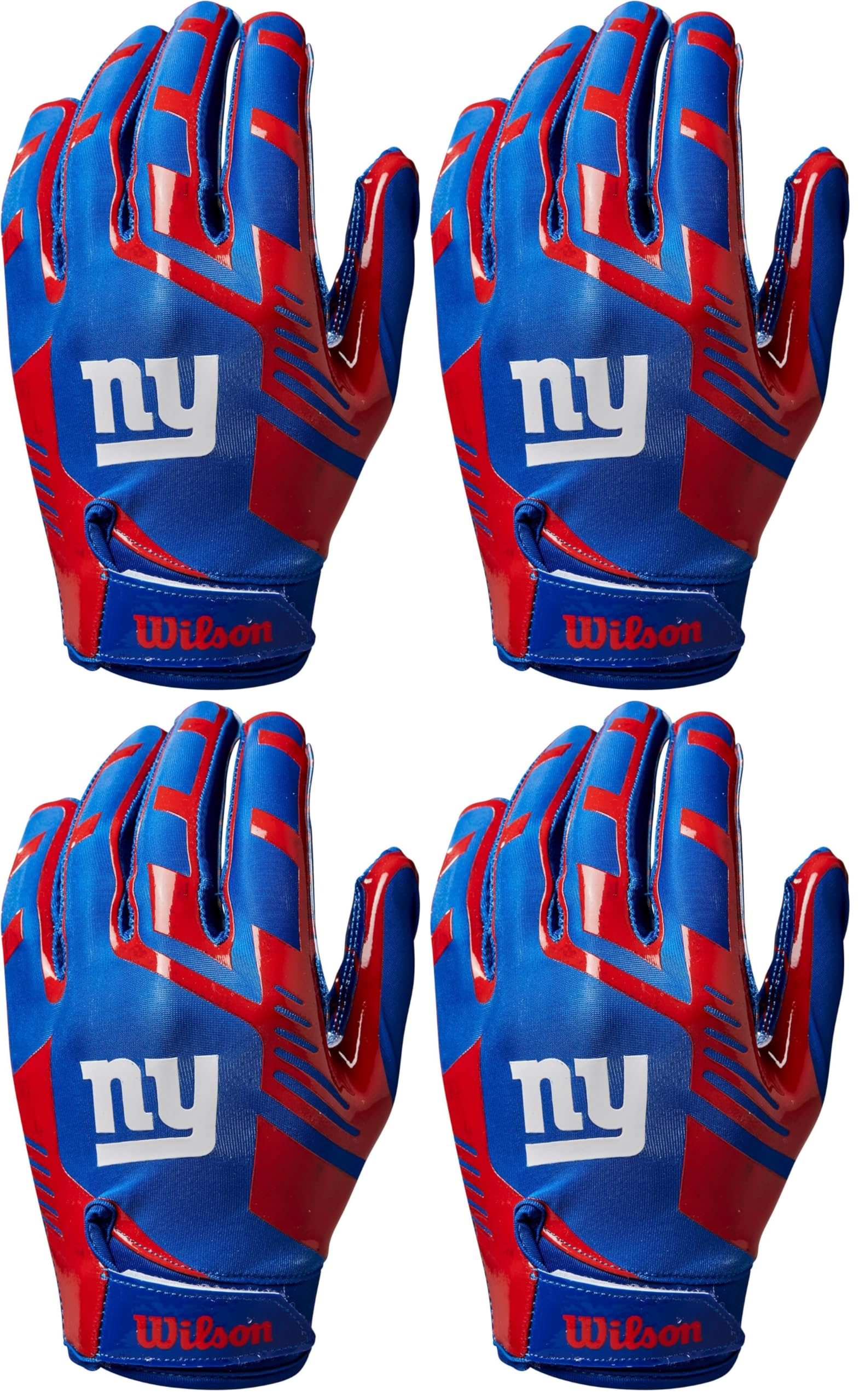 Wilson NFL Stretch Fit Football Gloves – Youth and Adult Sizes